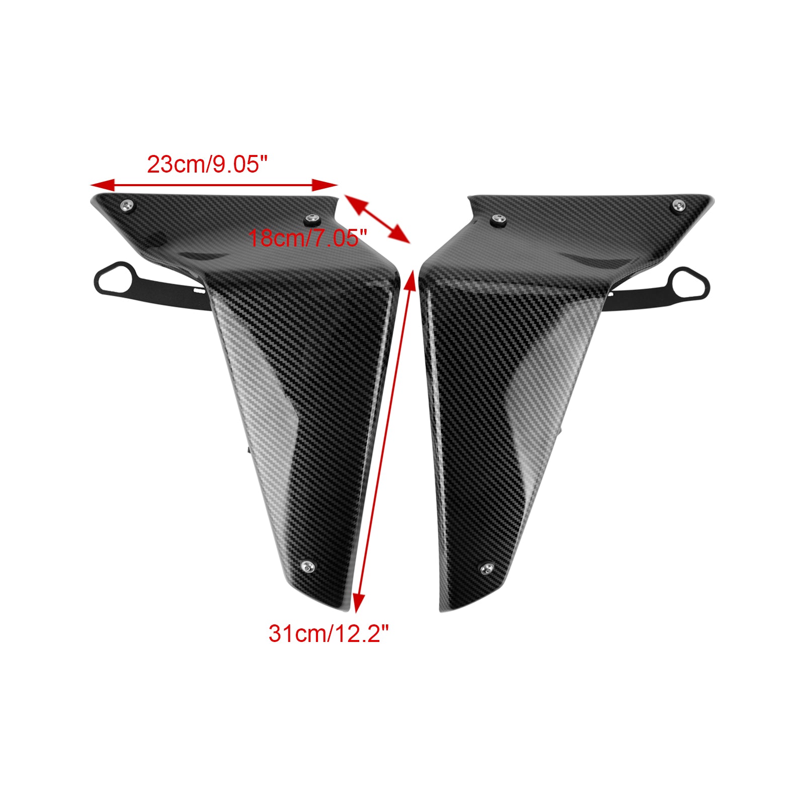 Side Spoilers Aerodynamic Wing Deflector For YAMAHA MT-09 SP FZ09 2021-2022