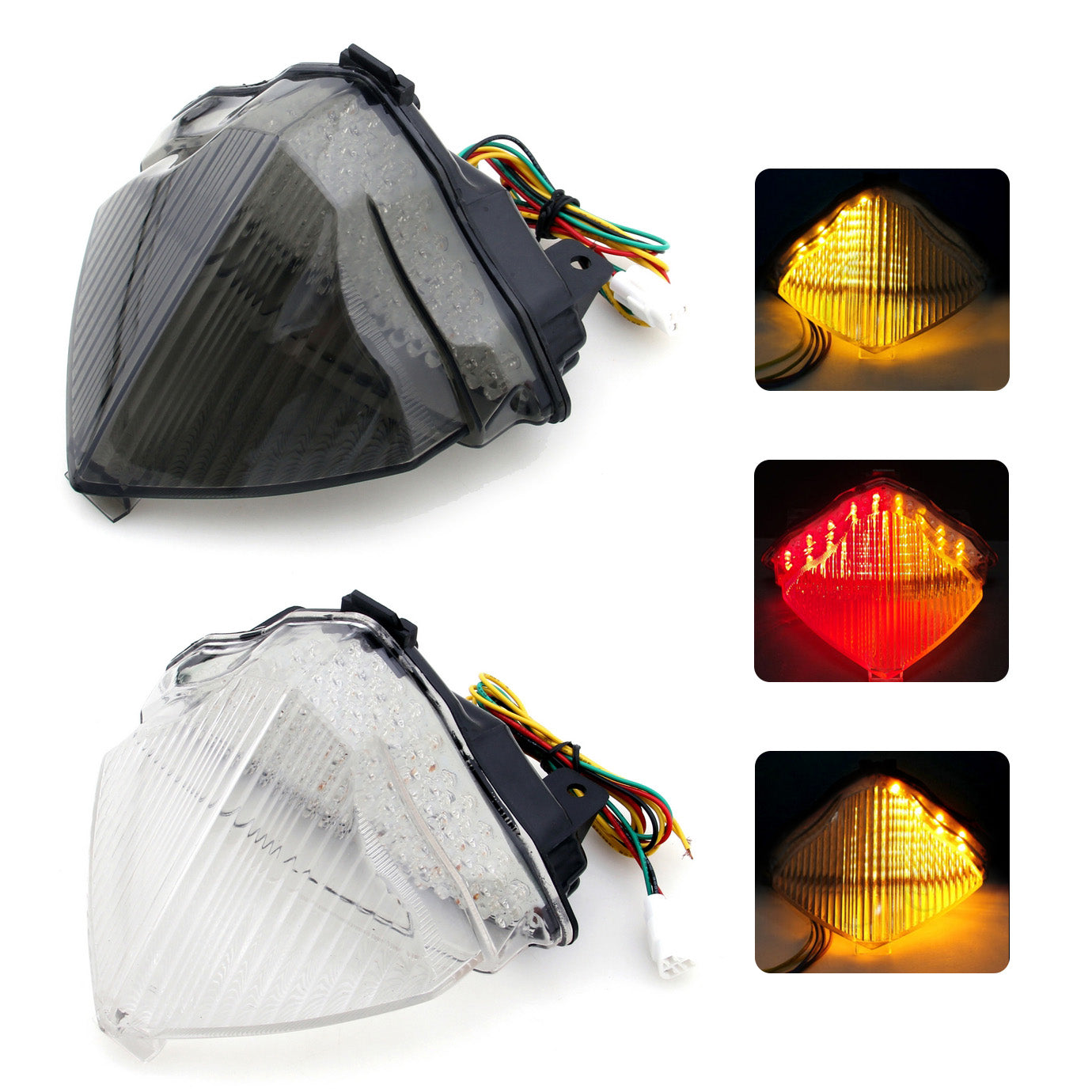 Clignotants de feu arrière LED intégrés pour Yamaha YZF 1000 R1 2004-2006