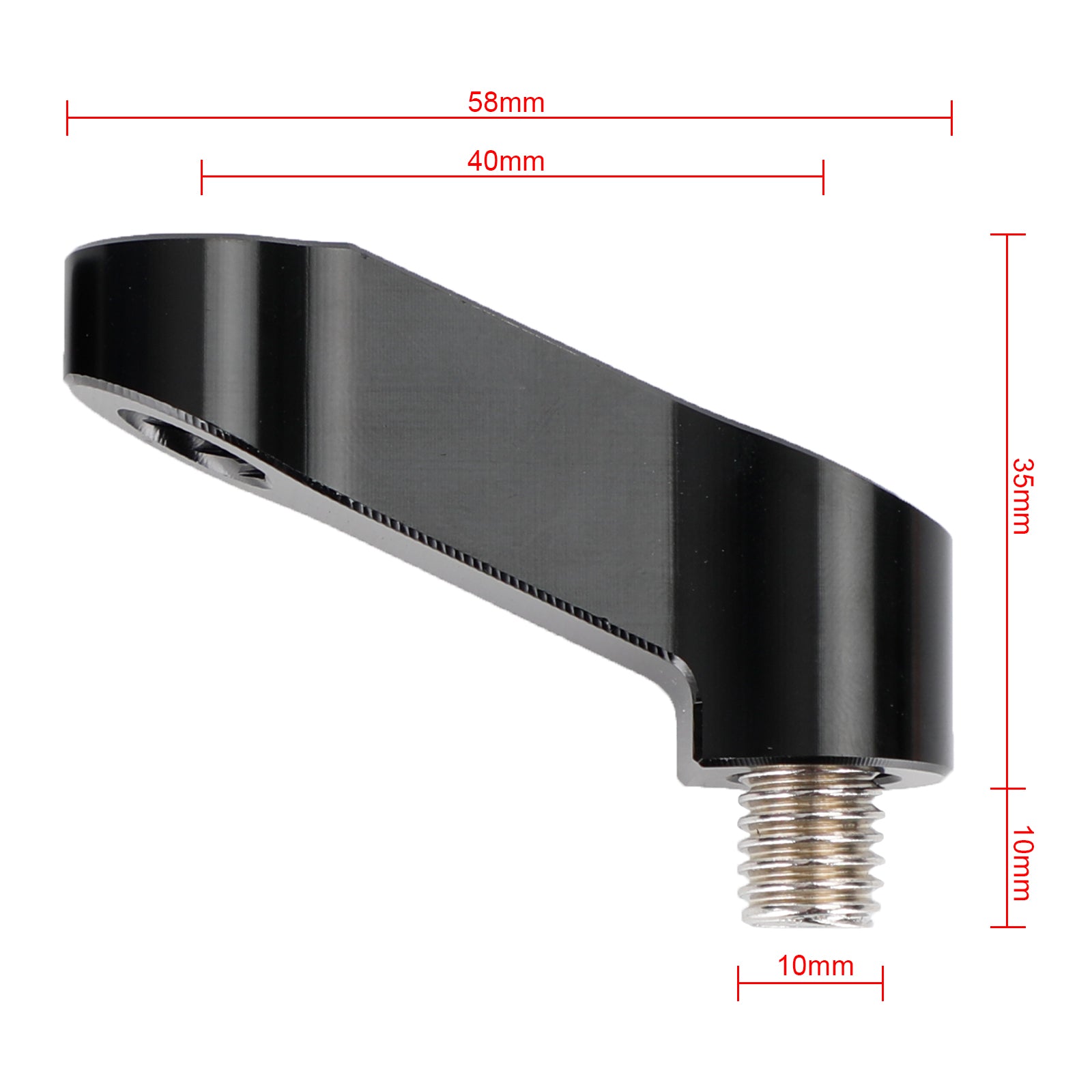 M10x1,5mm Spiegelverlängerung Verlängerungserhöhung für BMW F 900 R/XR S 1000 R/XR 15-21 Generisch