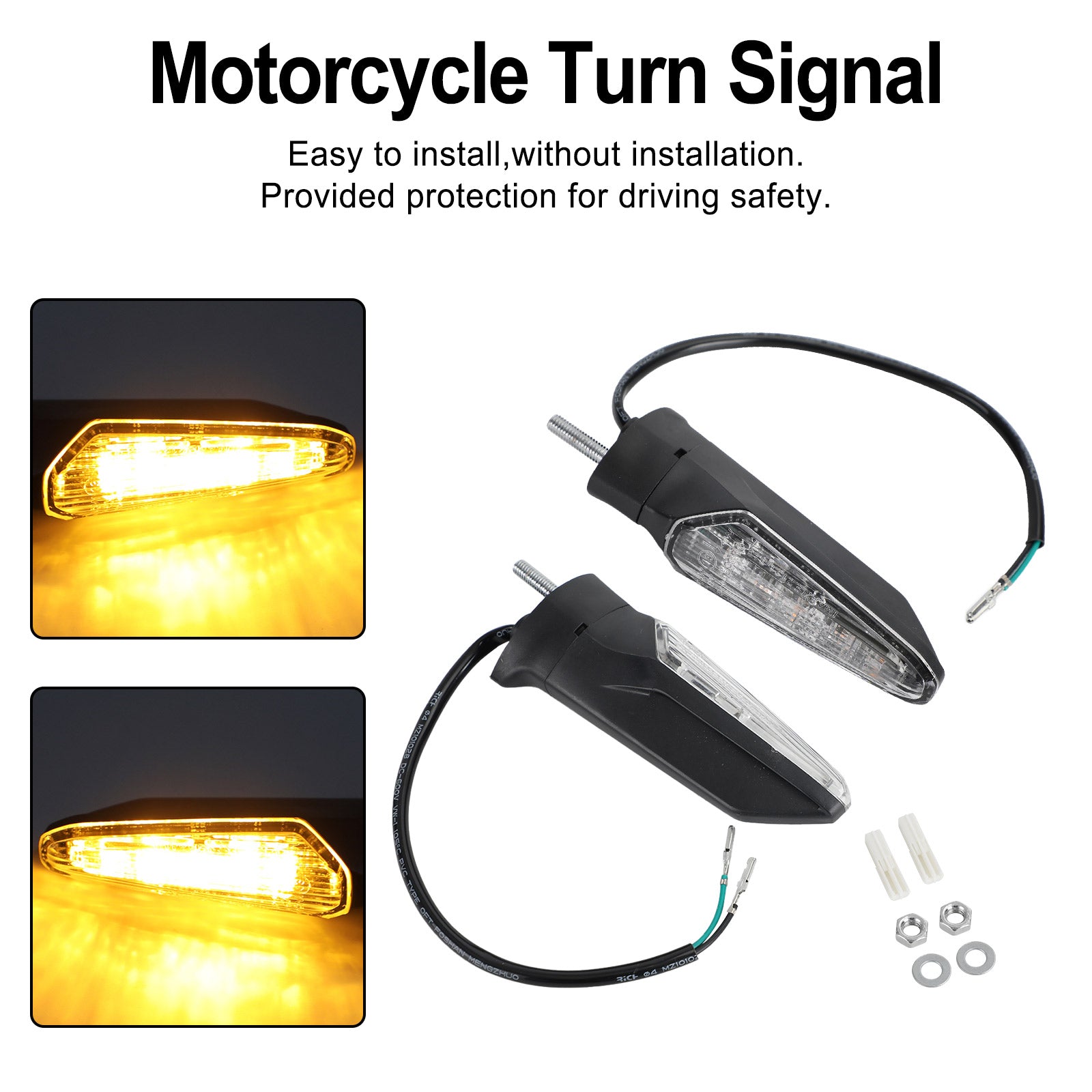 Luz LED de intermitente delantera trasera para HONDA CRF1000L Africa Twin 2015-2017 genérico