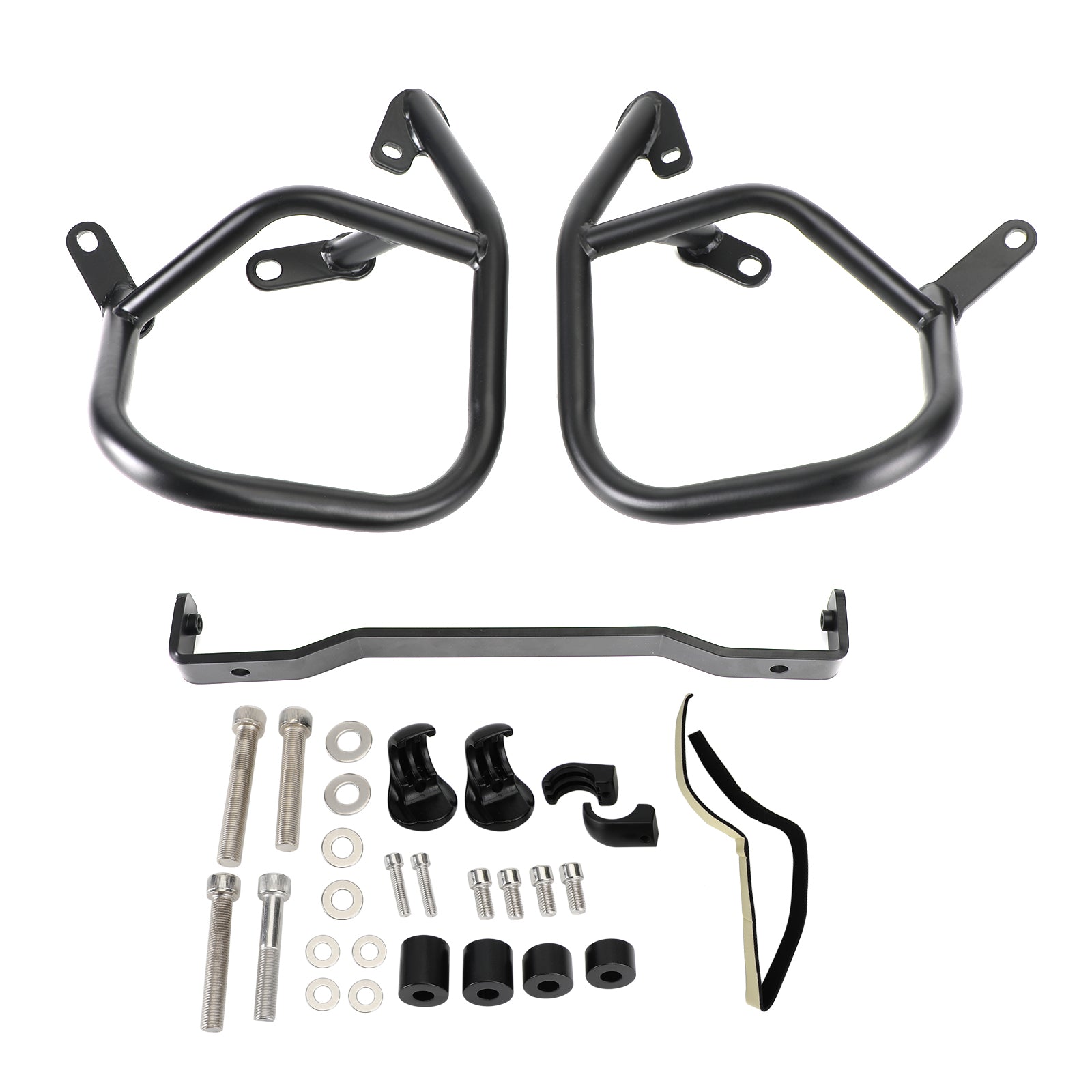 Lower Engine Guards Crash Bars Black Fit For Yamaha Tenere 700 Xt 700Z