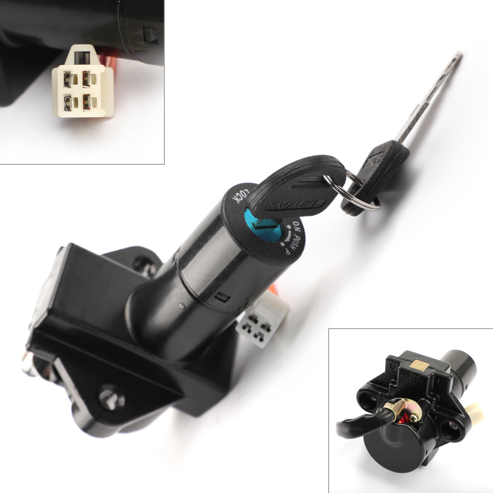 Ignition Switch Lock Keys For Suzuki GS550 GS 450/400/250 GS1000 GSX 1