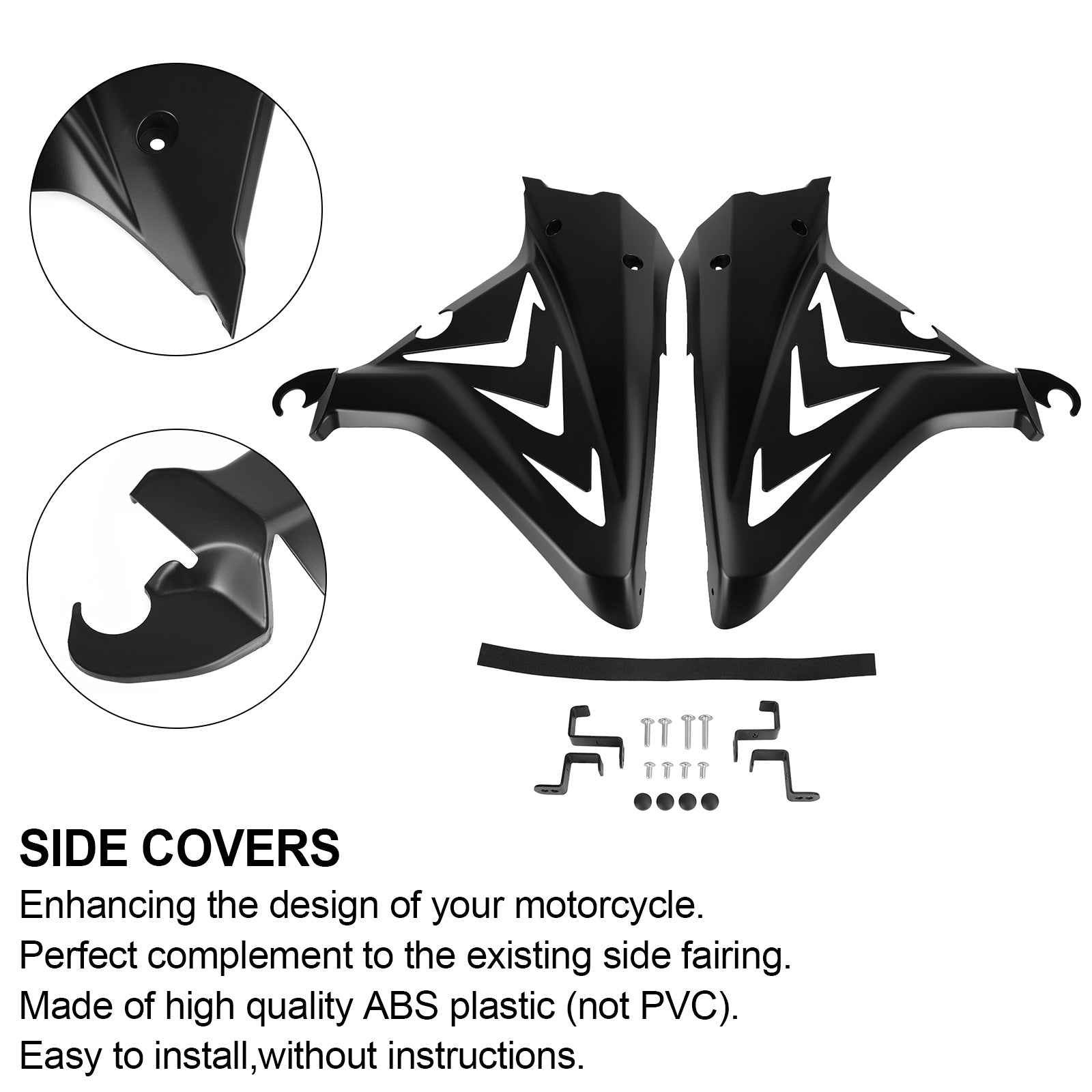 Seitenrahmenabdeckungen Verkleidungen Motorhauben für Honda CBR650R 2019 2020 2021 Generic