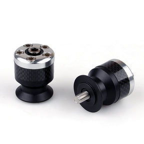 Carretes deslizantes basculantes de fibra de carbono CNC para motocicleta Universal, 8mm, genéricos