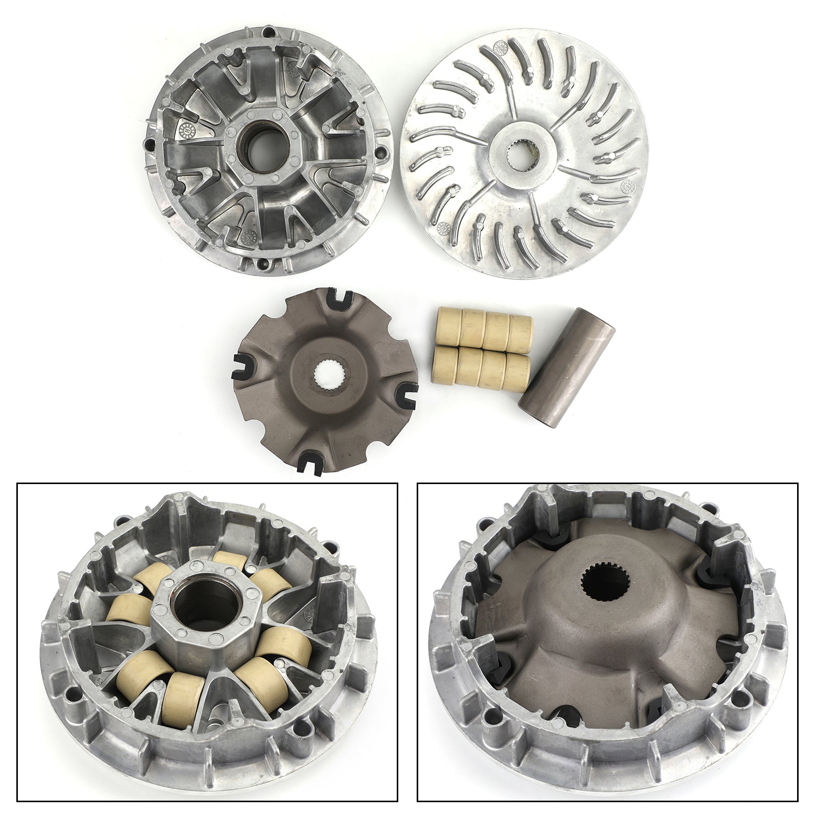 Vordere primäre Variatorkupplung mit beweglichem Stirnradantrieb, komplett passend für CF Moto CF500 Long 2-Up ATV 2007–2009, Z6 Sport UTV 2013, ZForce 800 EX SSV 2015–2018, allgemeiner Fedex Express-Versand