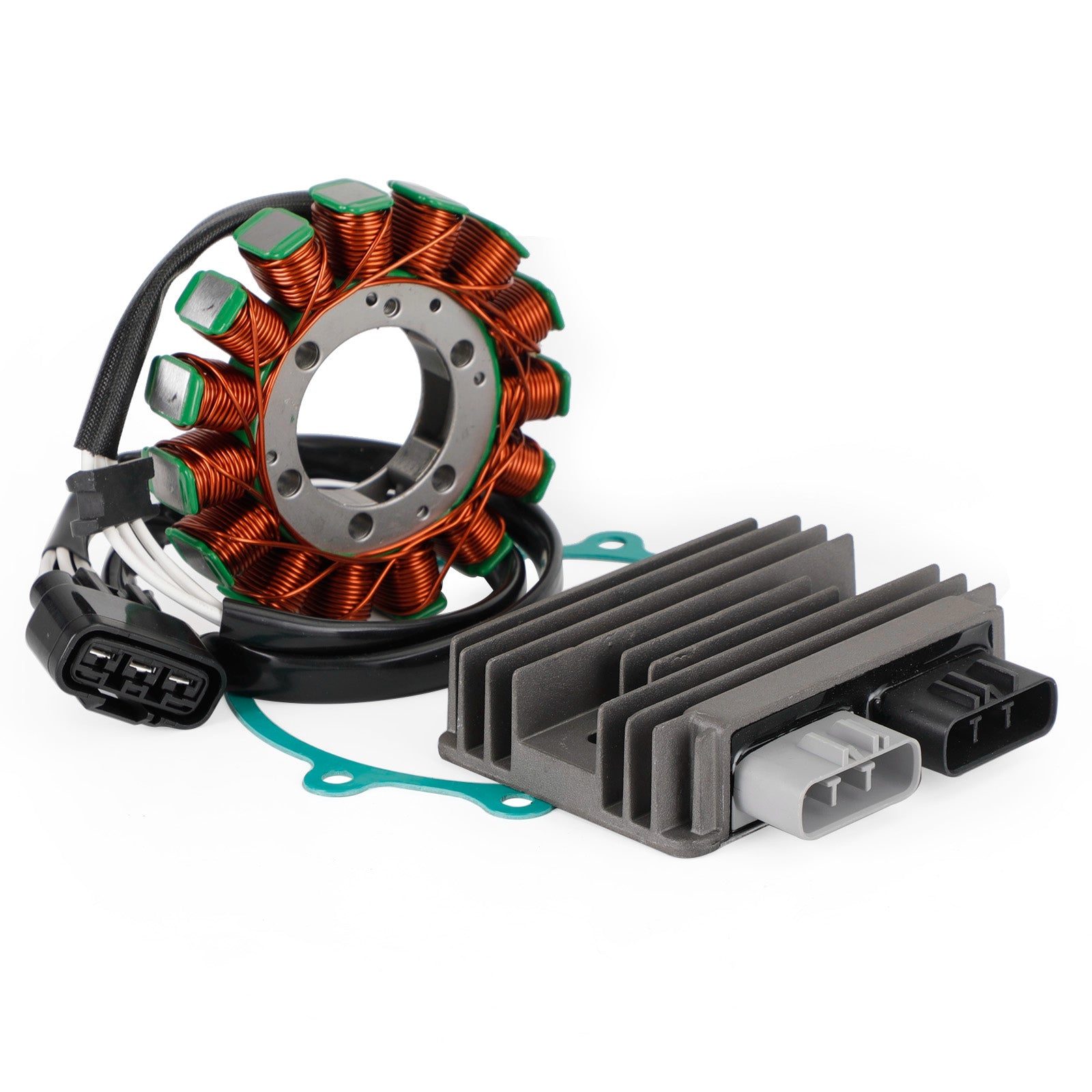 Regulator Magneto Stator Dichtungssatz für Kawsaki ZX 10R ZX 10RR Ninja 2016–2022 Generisches FedEx Express-Versand