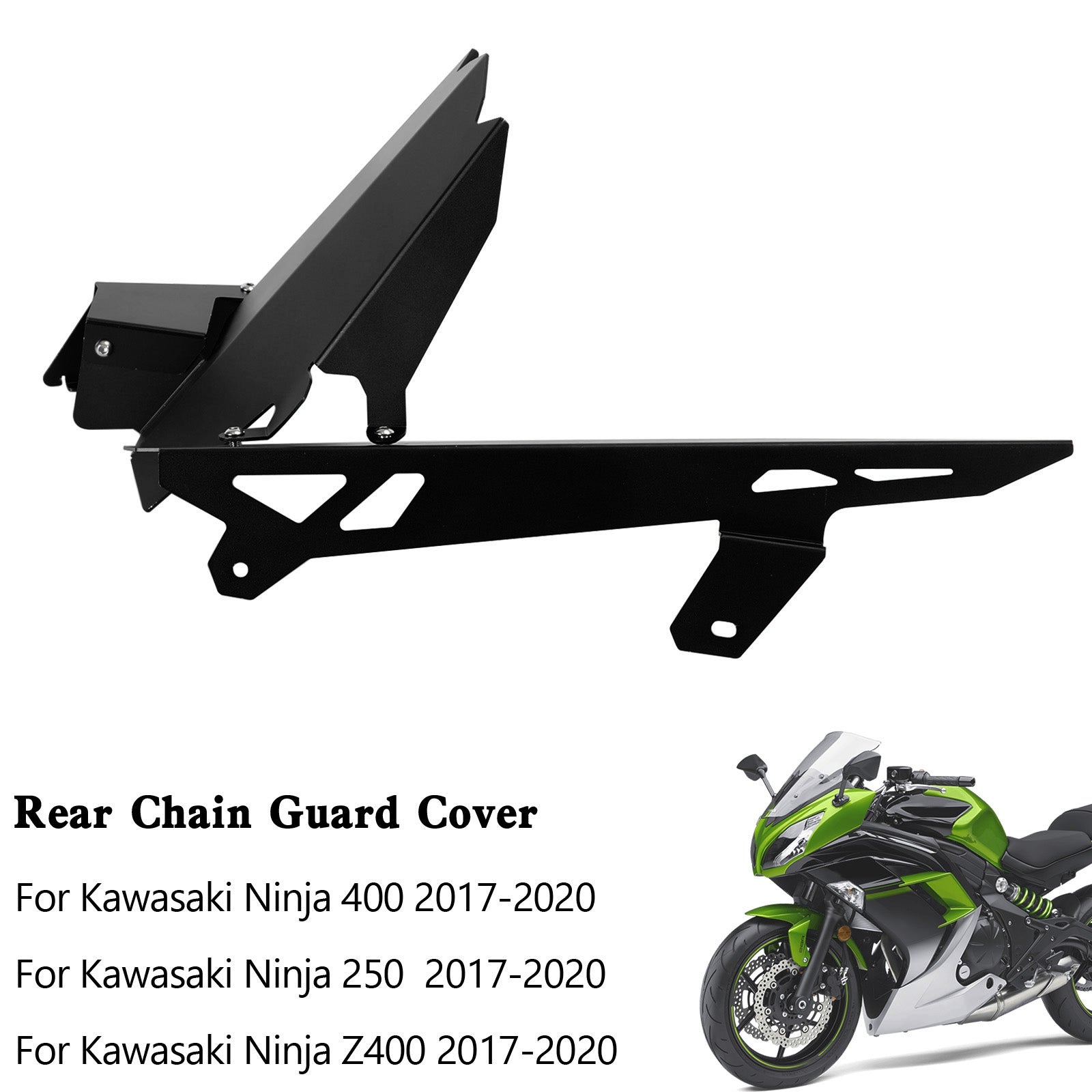 Copertura protezione catena pignone per Kawasaki Ninja 400/250 Z400 2017-2020 Generico