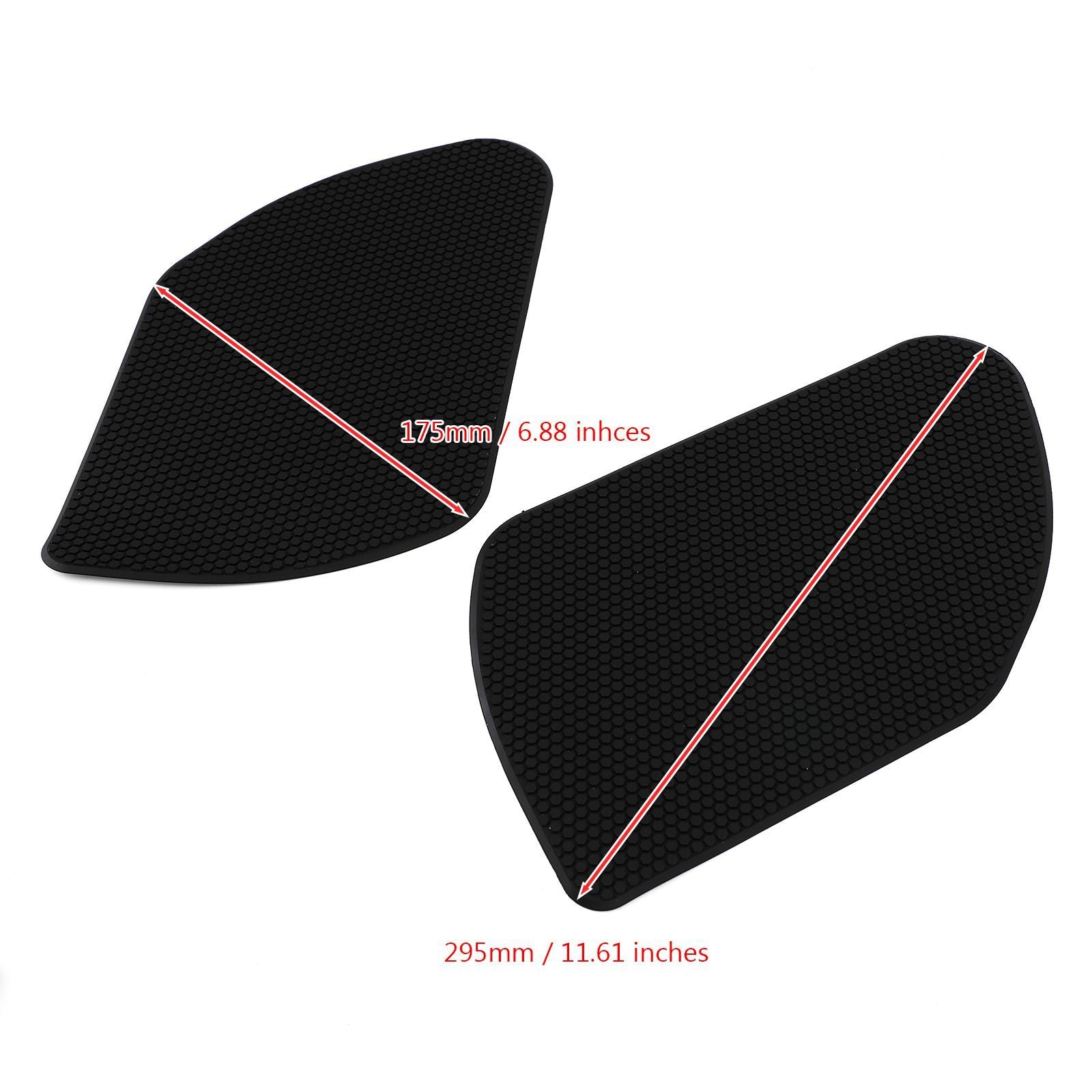 Suzuki Stickers Tank Traction Pad Side Gas Knee Grip Protector Fit For Suzuki DL1000 V-Strom 1000 XT 17-19 V-Strom 1000 ABS 14-17 Black