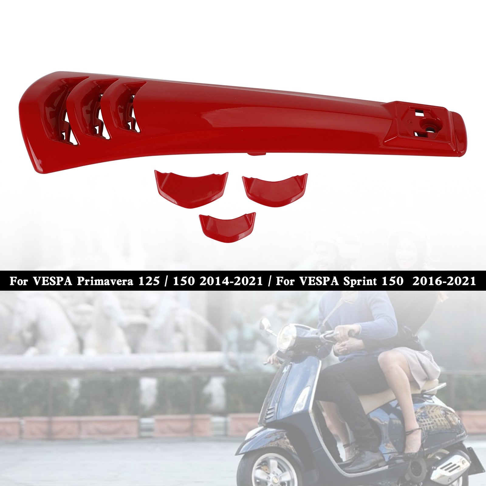 Carénage de couvercle de klaxon de direction ABS pour VESPA Sprint Primavera 125/150 14-21