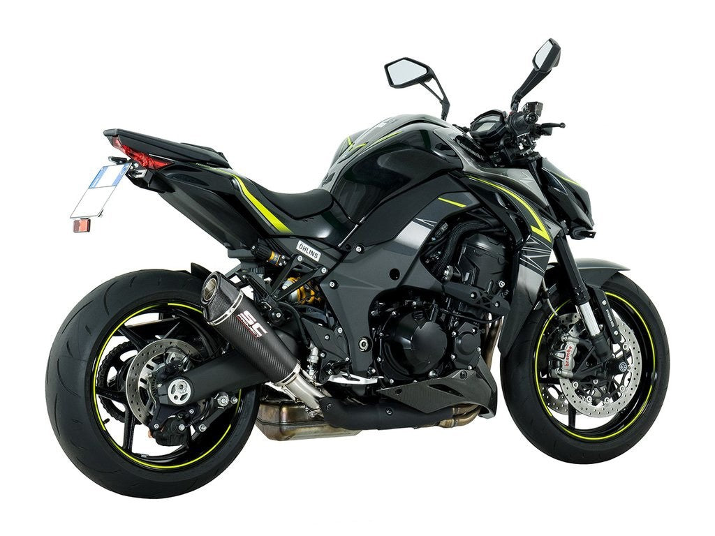 Amotopart Kawasaki 2014–2017 Z1000 schwarzes Verkleidungsset