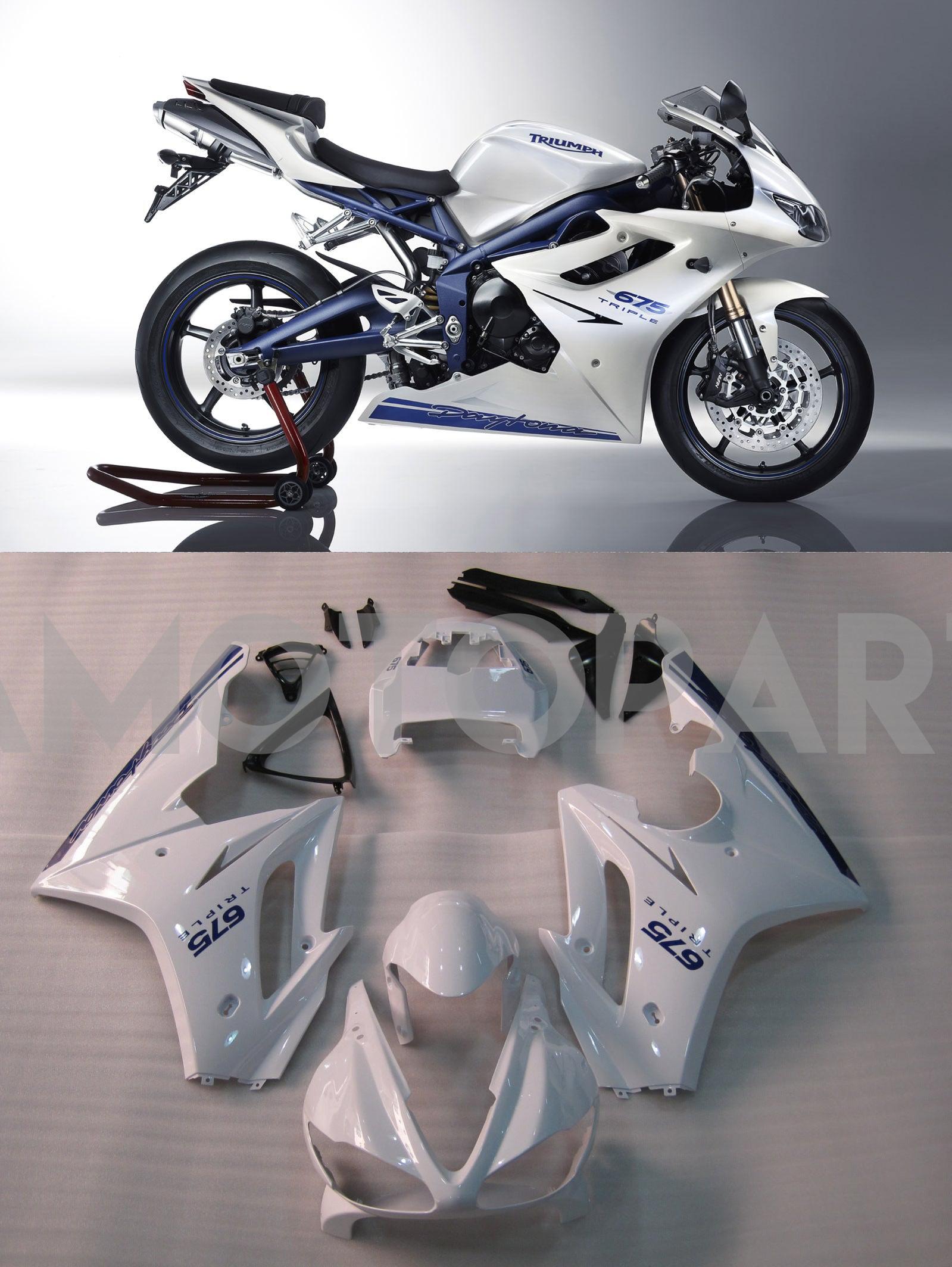 Generic Fit For Triumph Daytona 675 (2009-2012) Bodywork Fairing ABS Injection Molding 9 Style