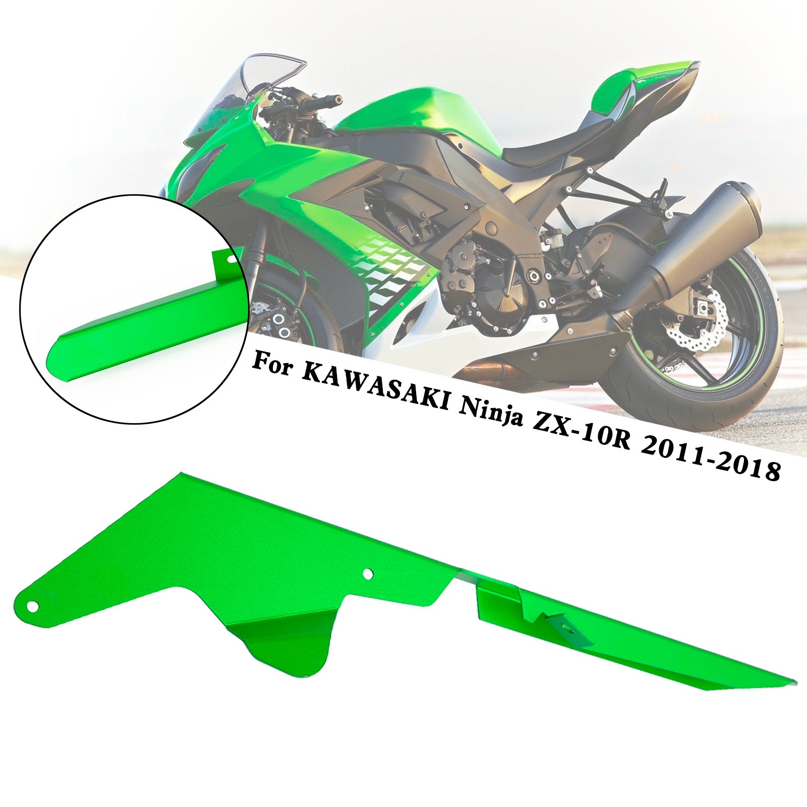 Sprocket Chain Guard Protector Cover For KAWASAKI ZX-10R 2011-2018