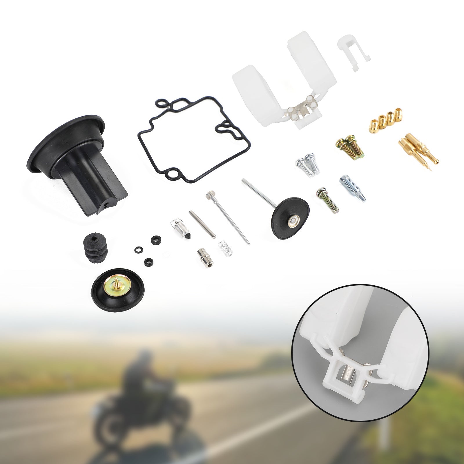 Kit de reconstruction de carburateur, pompe d'accélération adaptée au Scooter KT CVK24 de course générique