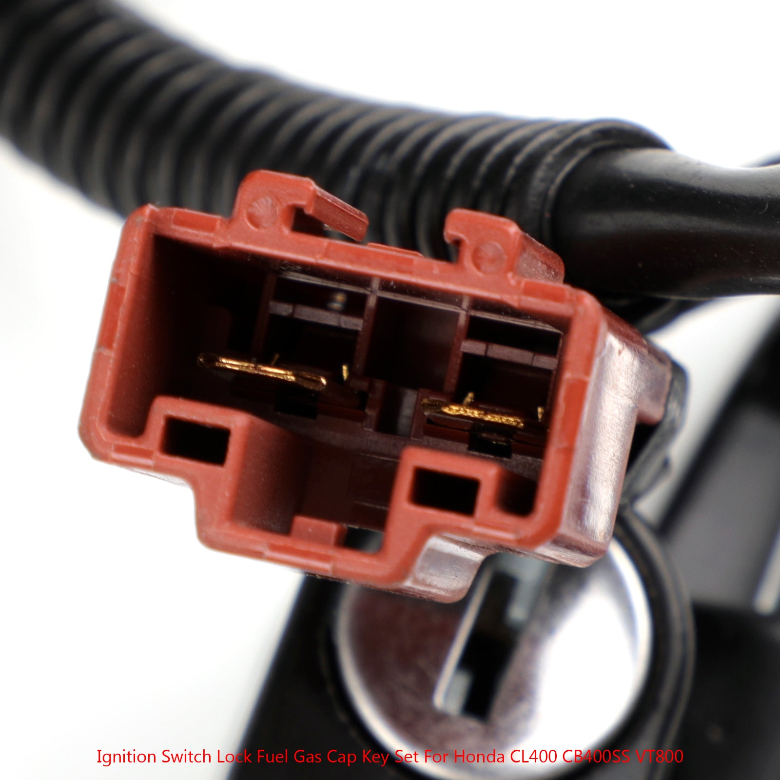 Set di lucchetto per casco con tappo serbatoio carburante e interruttore di accensione, adatto per Honda CB400 CB 400 SS 02-08
