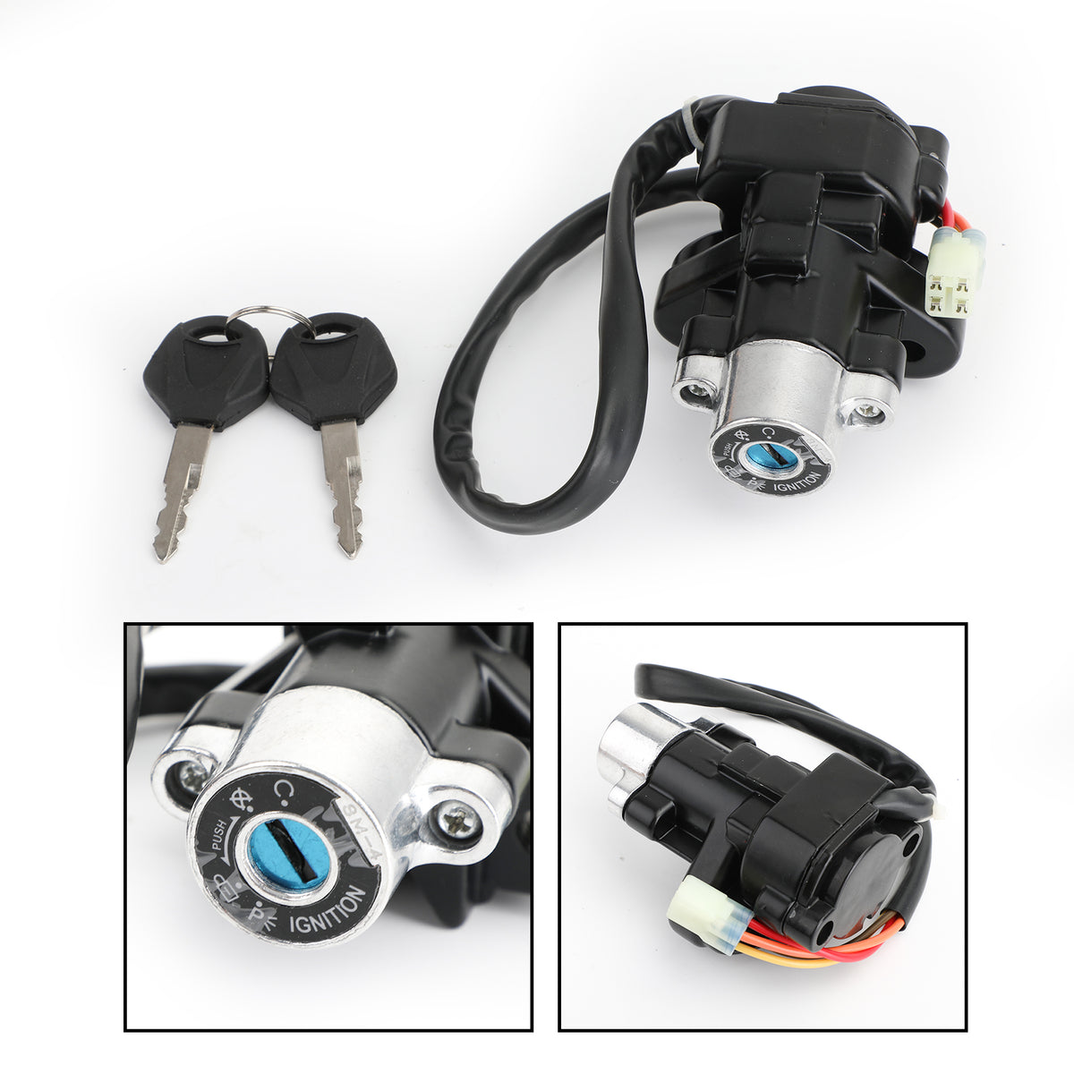 Ignition Switch Lock & Keys Kit For Suzuki GSXR1000 SV1000 SV650 SFV650 03-15
