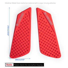 Traction Tank Side Pad Gas Knee Grip Protector Decal Fit For Ducati 848 1098 1198 2008-2014