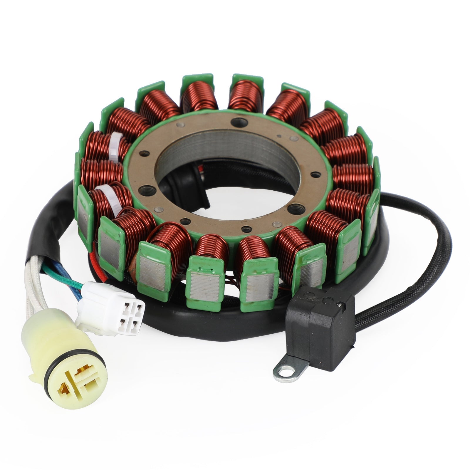 Magnetspulenstator + Spannungsregler + Dichtungsbaugruppe für Yamaha YFM 400F Kodiak 400 4WD 2000 Generic