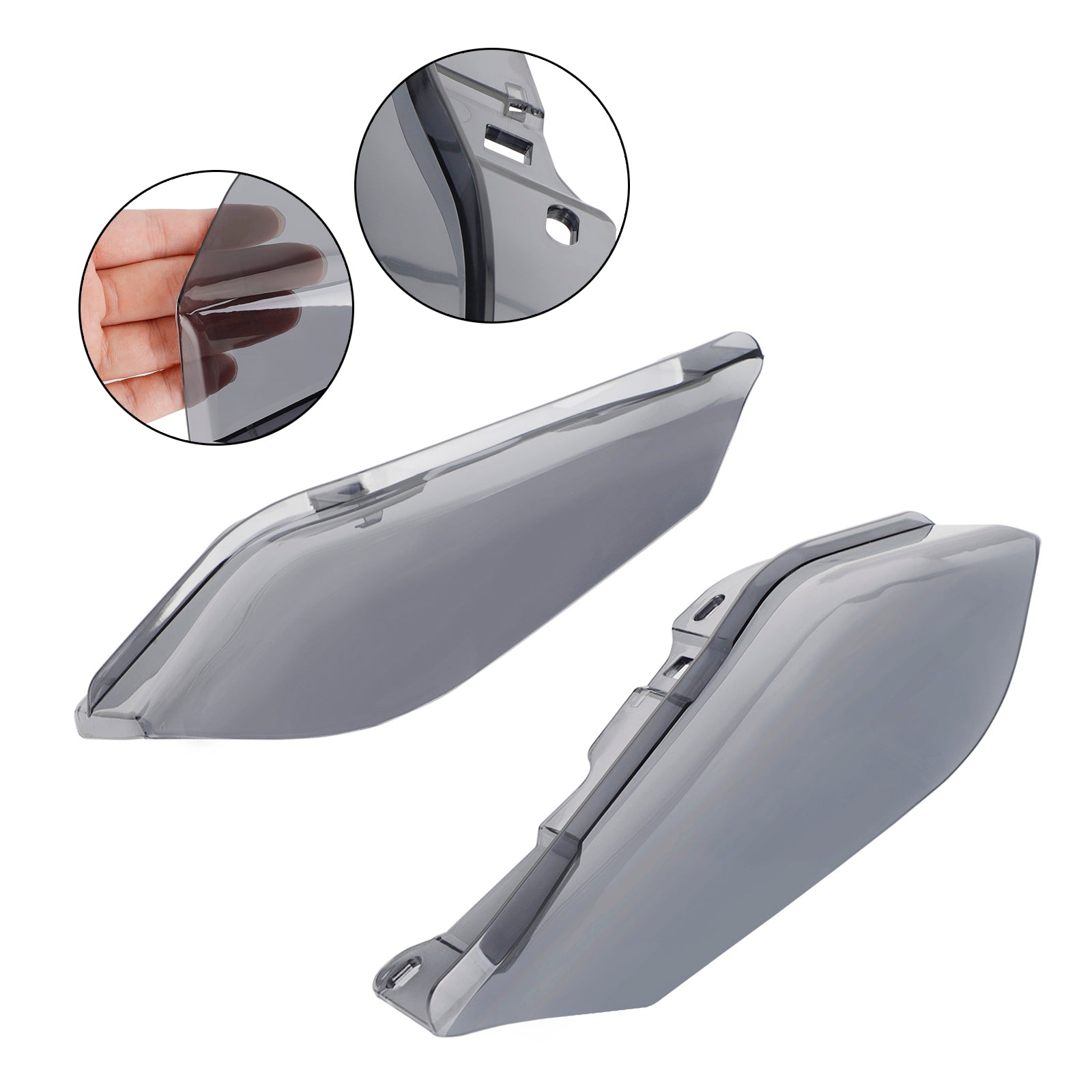 Protector embellecedor deflector de calor de aire de marco medio apto para modelos Touring y Trike 09-16