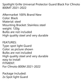 Spot Light Guard Protector Cover Universal Led Schwarz für Cfmoto 800Mt 21-22 Generic