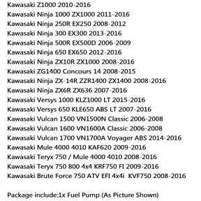 Pompa del carburante per Kawasaki 49040-0020 KX Z1000 Ninja 300 650 500R ZX 14R 10R 6R 2010