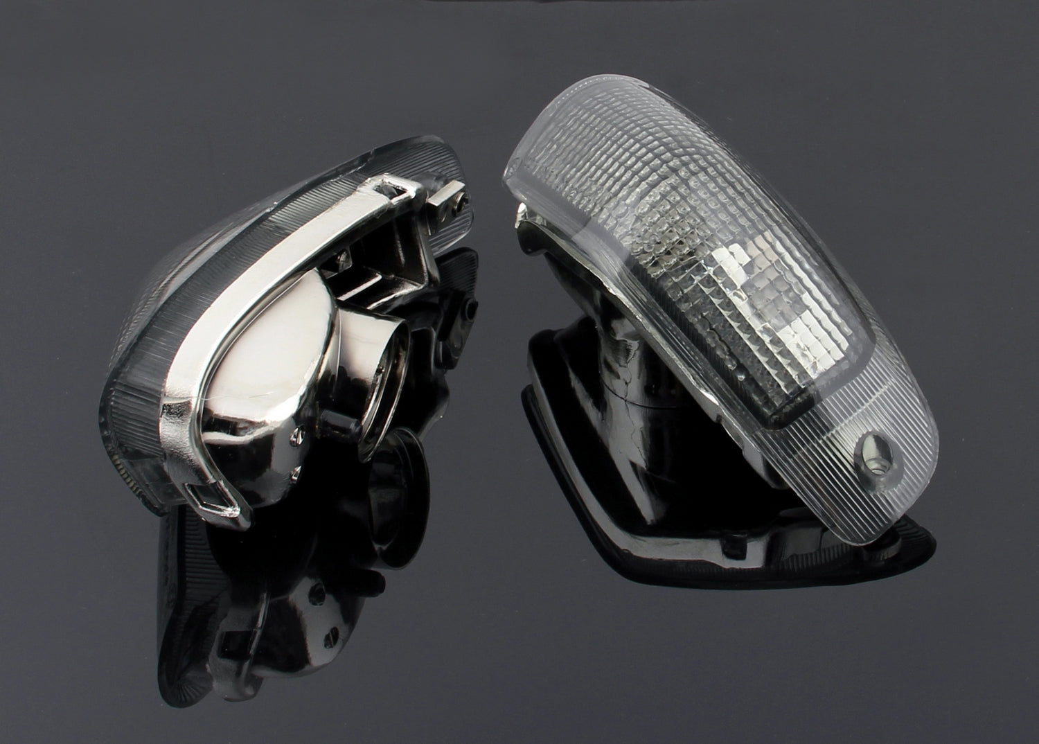 Lentille de clignotants avant adaptée à Kawasaki ZZR600 ZX600E 1994 – 2004, fumée