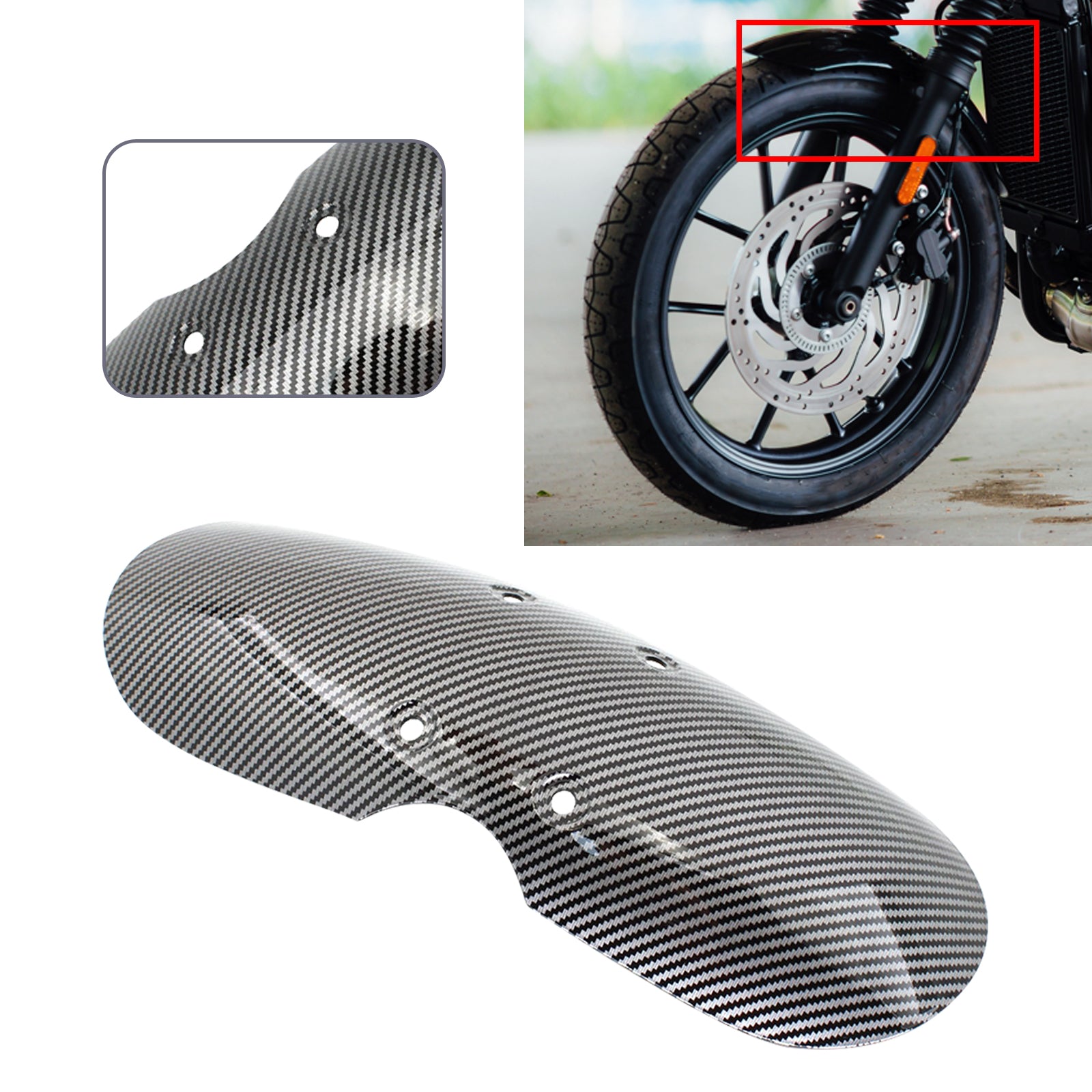 Front Fender Mudguard For Bonneville T100 Scrambler Thruxton 2001-2016 Generic