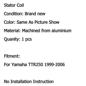 Bobina statore generatore per Yamaha TTR250 1999-2006 2000 2005