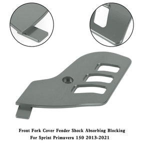 Front Fork Cover Fender Shock Absorbing Blocking For Vespa Sprint Primavera 150 Generic