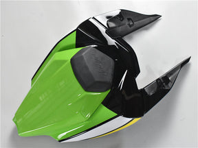 Kit carena Amotopart Kawasaki 2016-2020 ZX10R Black&amp;Green Style2