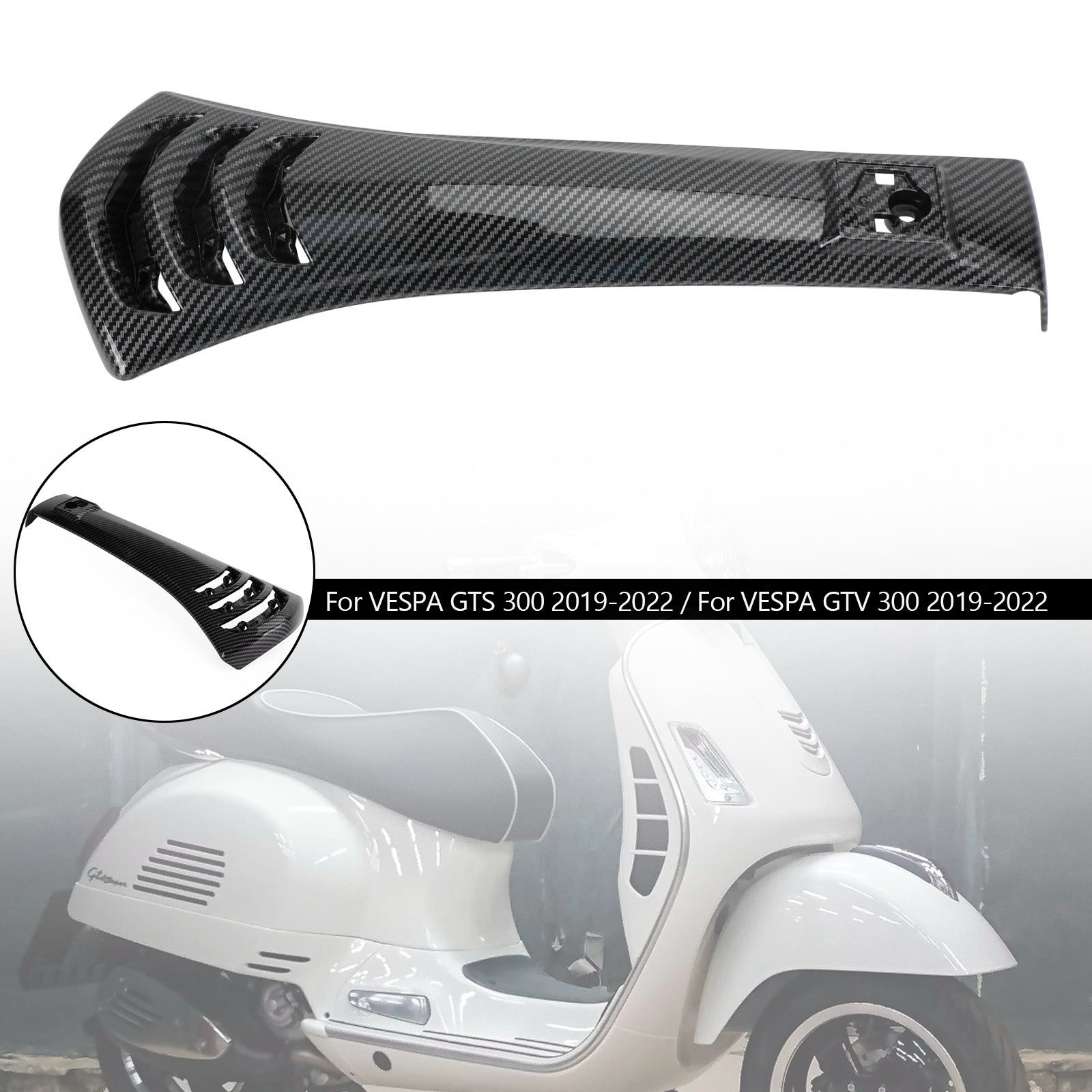 Cravatta per carenatura copritesta clacson per VESPA GTS300 GTV300 2019-2022