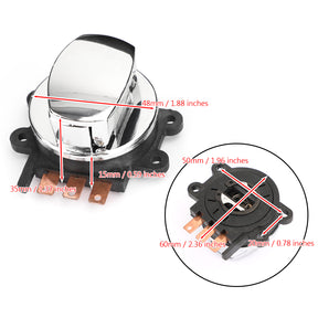3-Position Ignition Switch Lock & Keys Late Style Tank Mounted Fit For Dyna Softail Road King