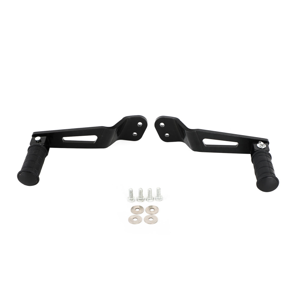 Black Rear Passenger Foot Pegs For Yamaha Bolt XVS950 XVS950R-Spec 2014-2020 Generic