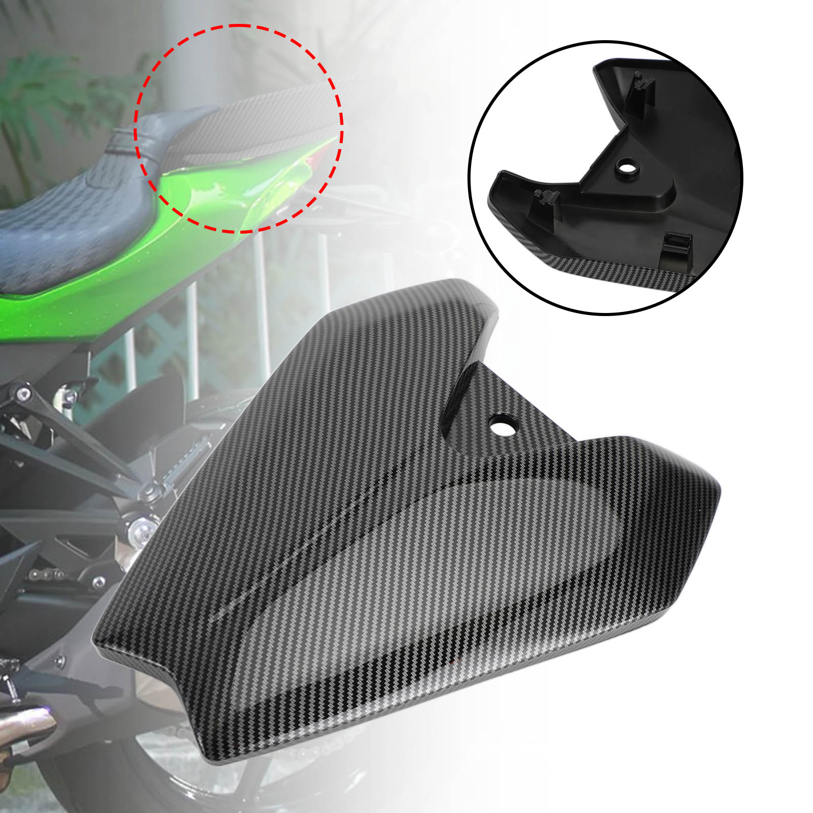 Motorcycle Rear Seat Fairing Cover Cowl for Kawasaki Z1000 2014-2022 Generic