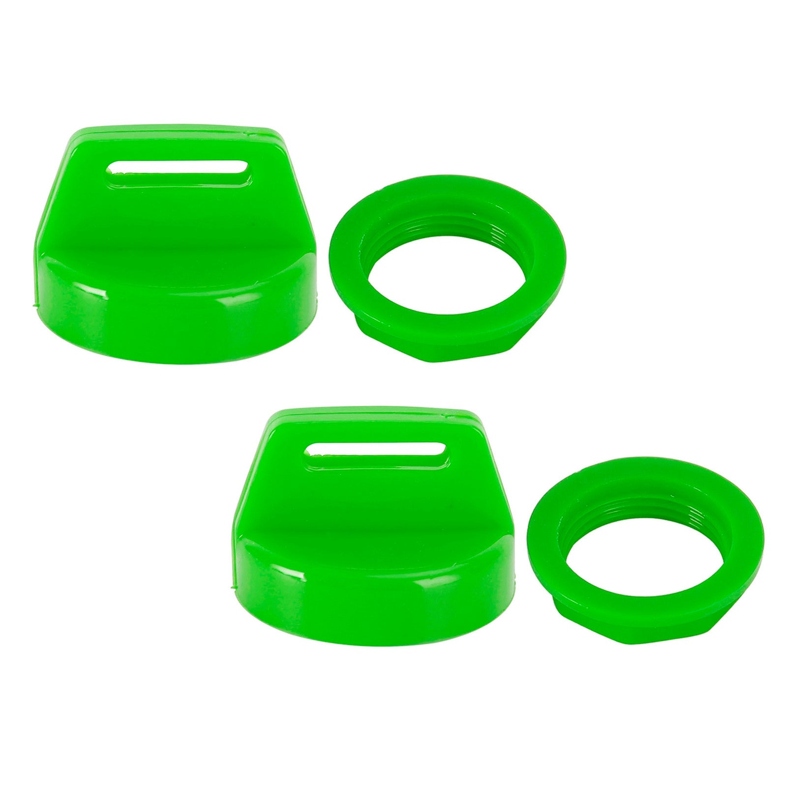 2PCS Verde Copertura Chiave di Accensione con Dado Per Polaris RZR XP 570 800 900 1000 5433534 Generico