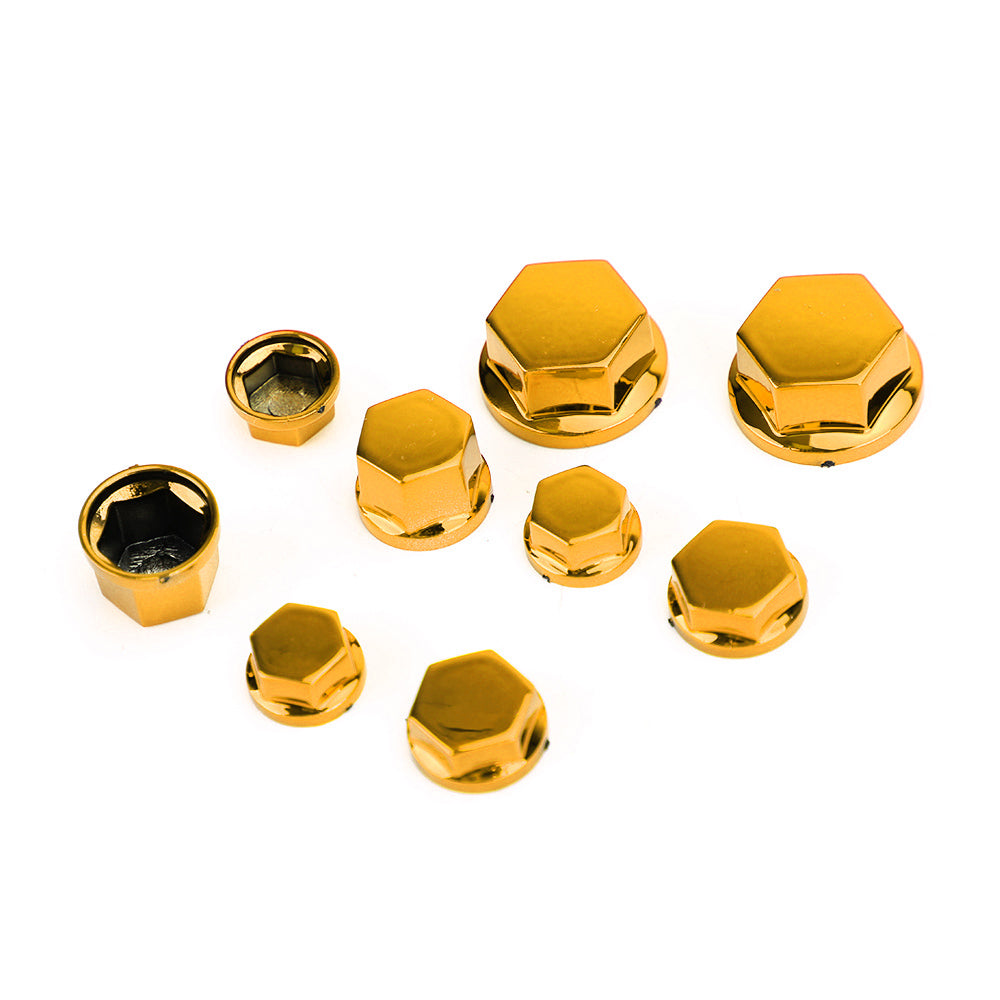 30 Screw Cap Cover Hexagon Socket For Yamaha Motorcycle Moped Scooter Gold