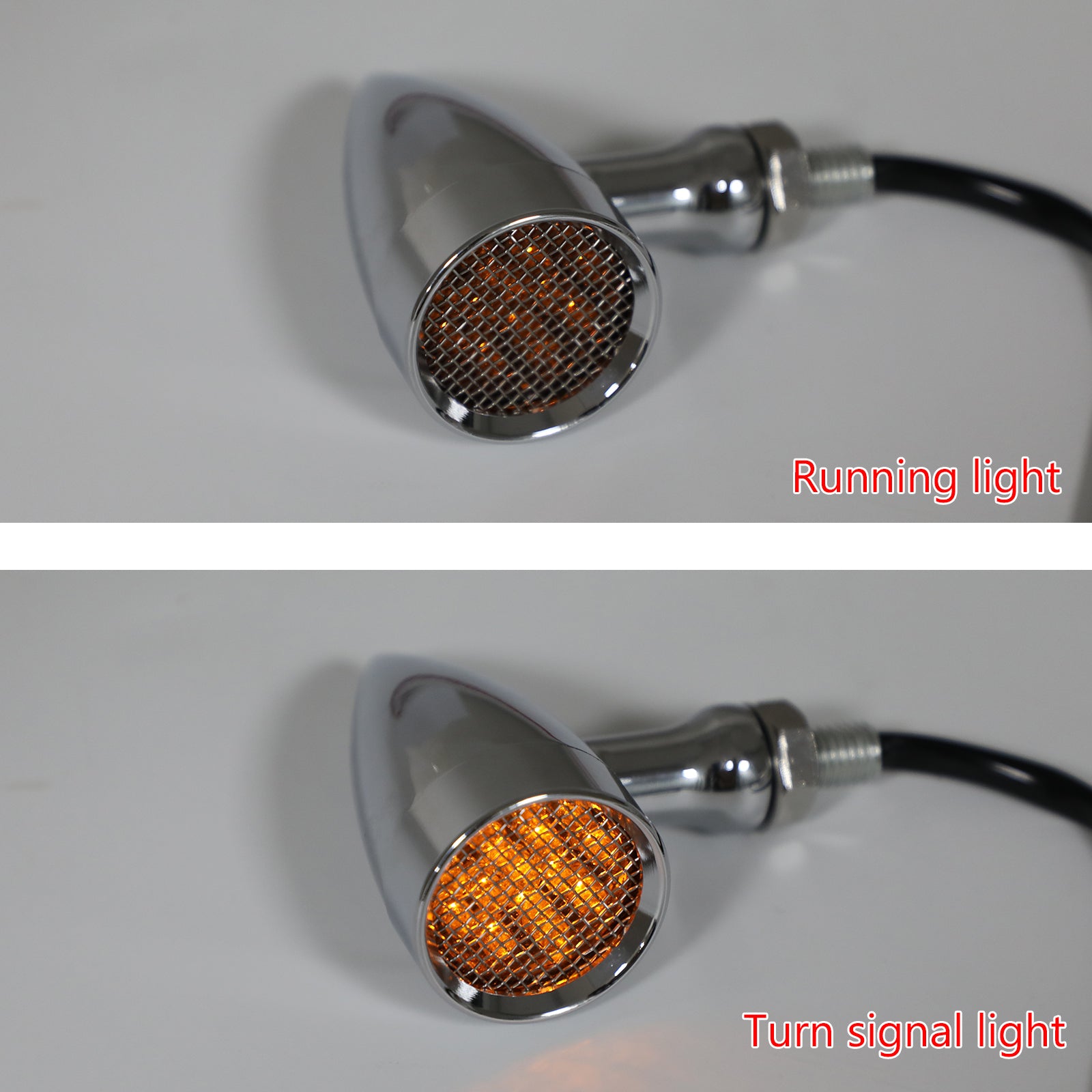 Clignotants LED universels pour motos M10, lampe clignotante