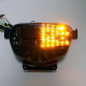 Suzuki 00-03 GSXR 600/750 &amp; 01-02 GSXR 1000 Integrierte LED-Rücklichter, Blinker, getönt