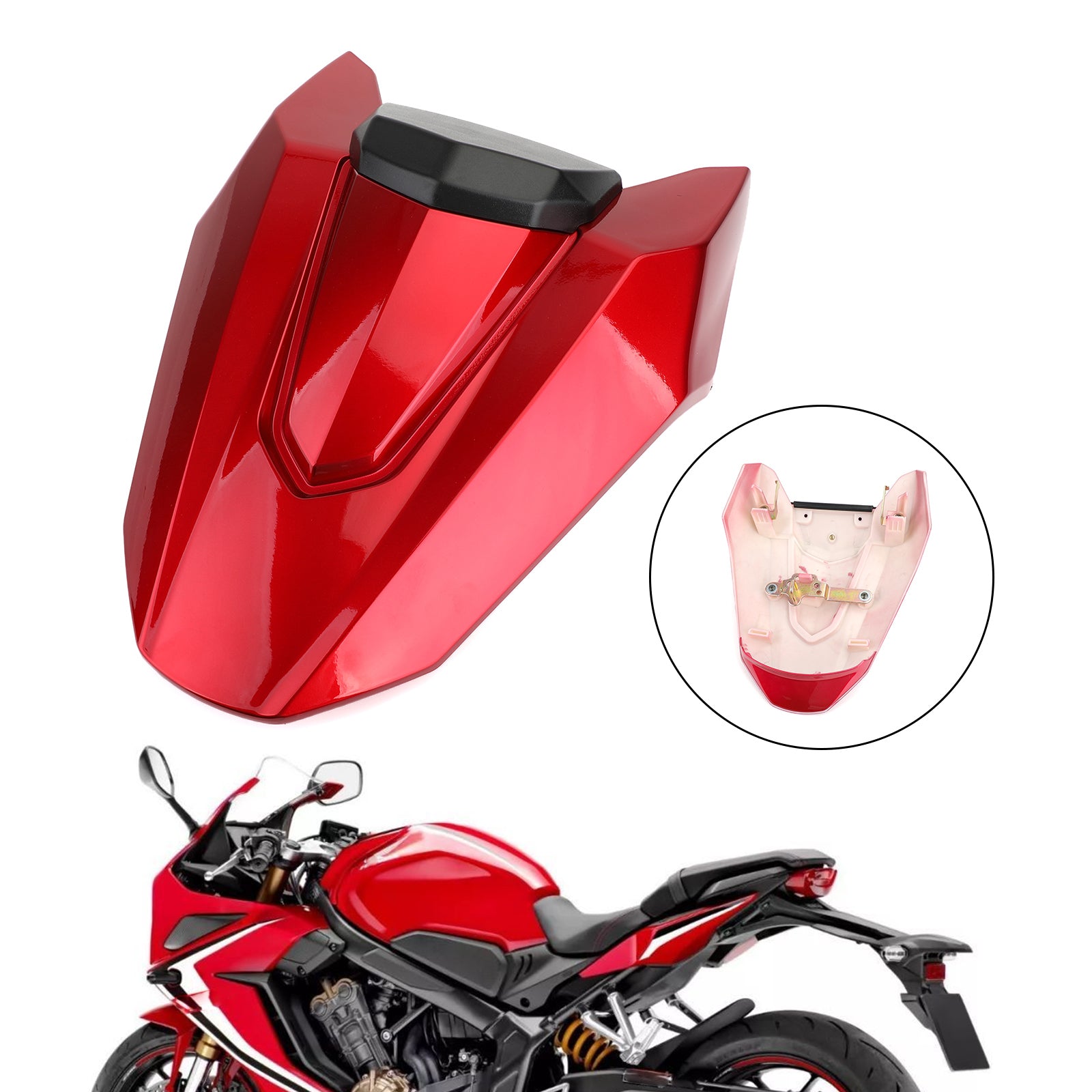 Honda CBR650R 2019-2020 Couverture de passager de siège arrière de moto Carénage de capot