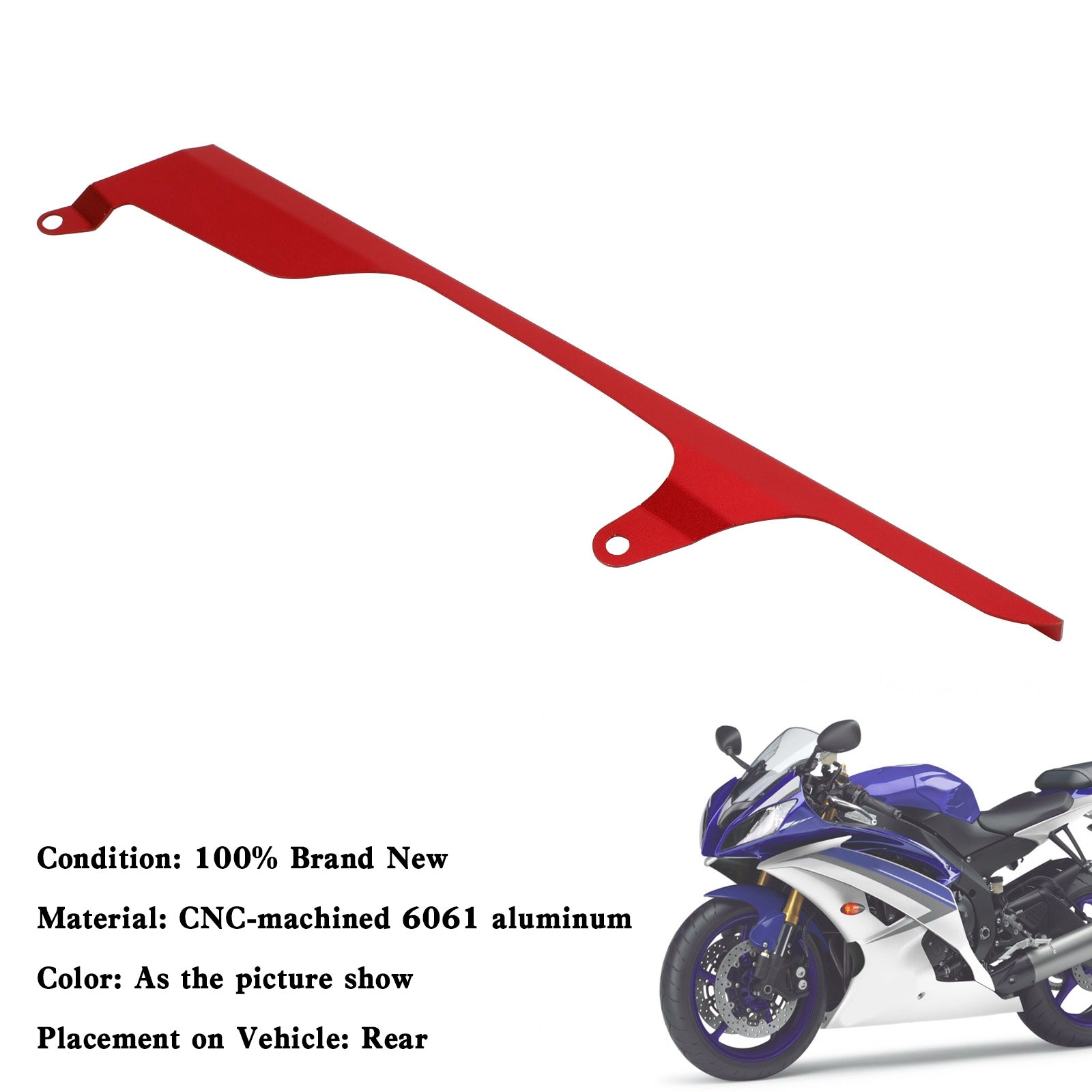 Kettenrad-Kettenschutz-Schutzabdeckung für Yamaha YZF R6 2006–2018