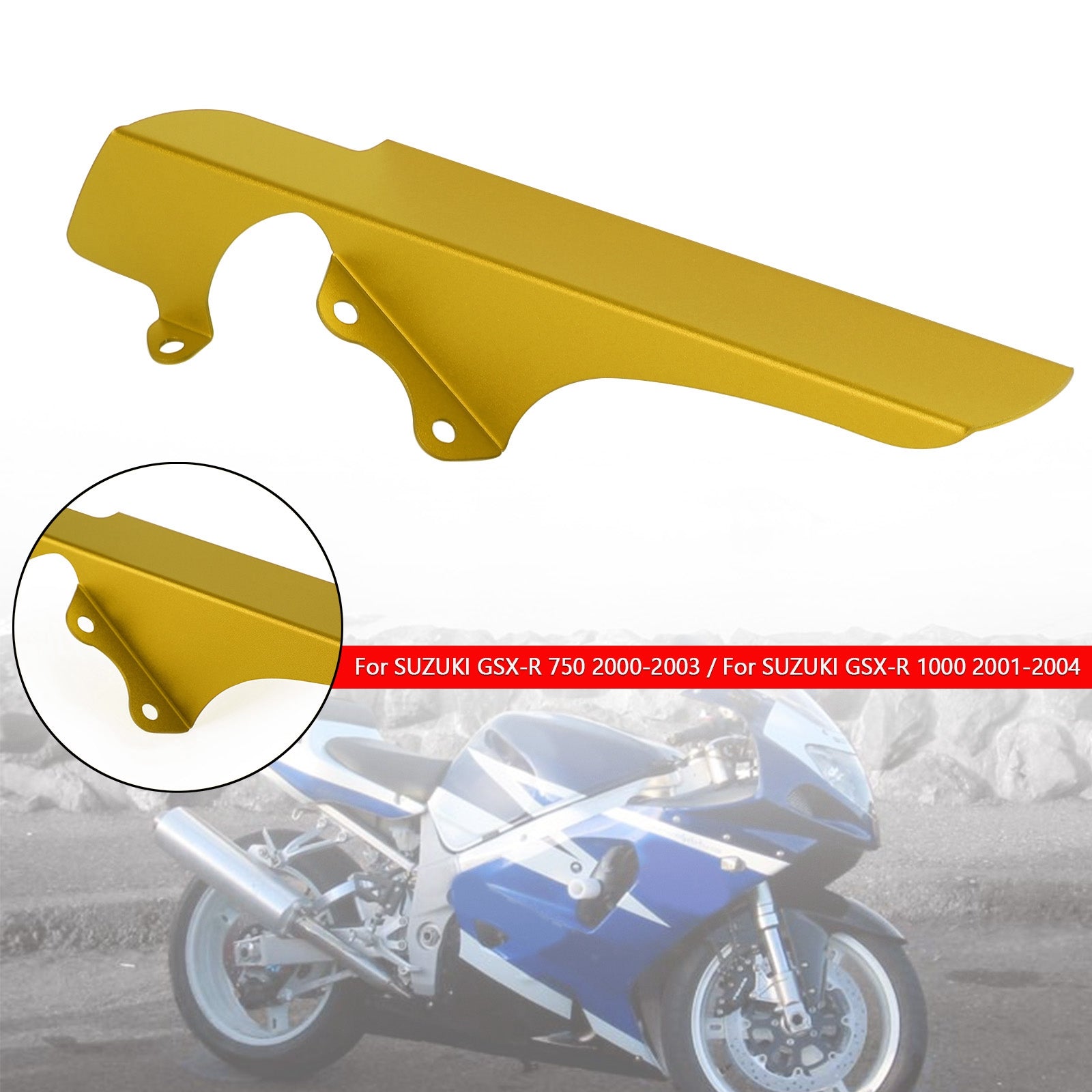 Suzuki 00-03 GSXR 750 & 01-04 GSXR 1000 Sprocket Chain Guard Cover