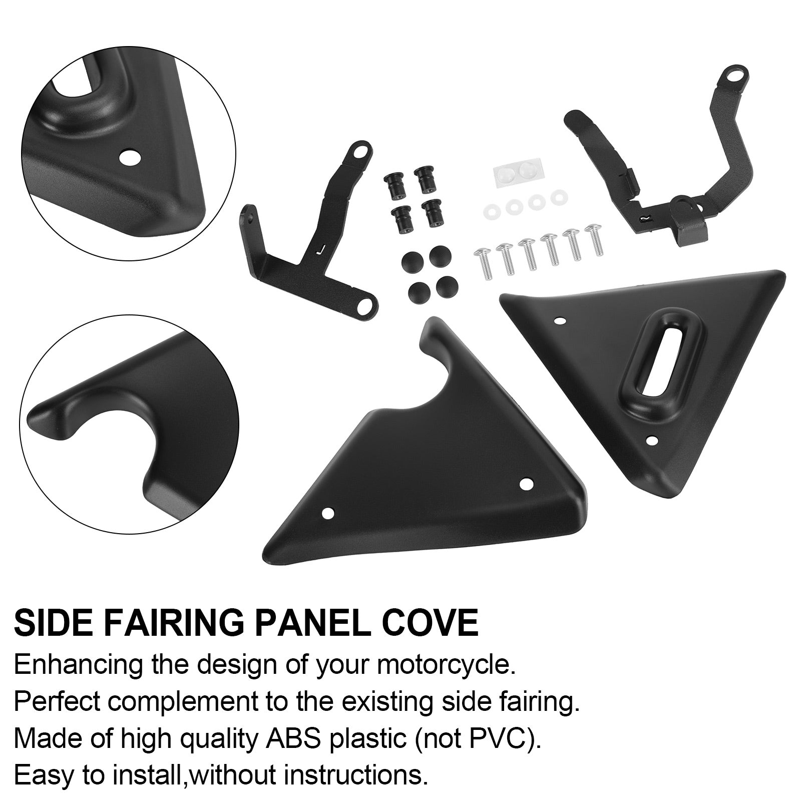 Cubierta de panel de carenado lateral para Honda CRF1100L Adventure Sports 2020 2021 Genérico