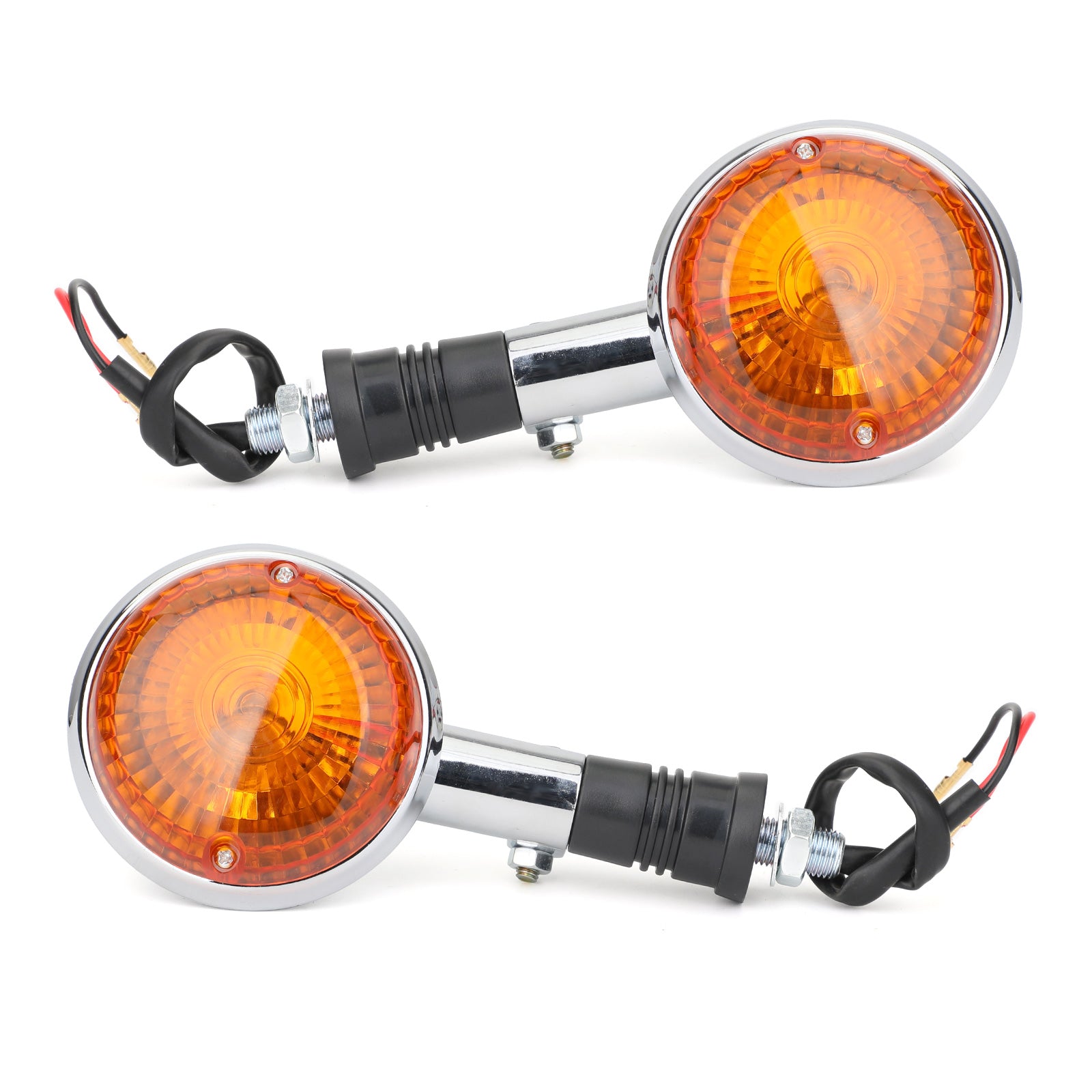 Turn Indicator Signal Fit For Yamaha XV750 VIRAGO 86-98 XV1100 89-99 XV250 94-12 Amber Generic