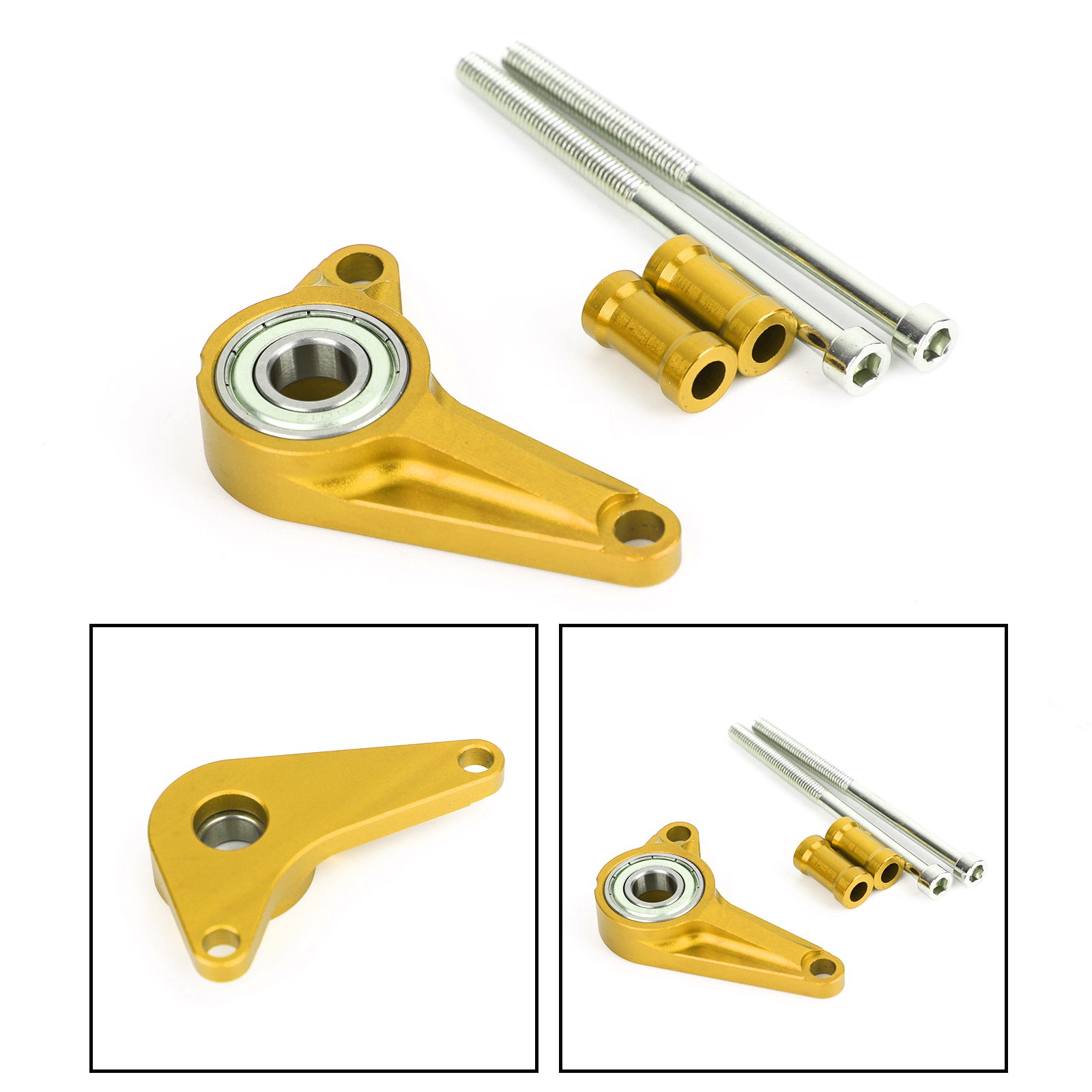 Honda MSX125 Grom 125 13-15 MSX125SF Grom 125 16-19 Shifting Gear Stabilizer w/ Mounting Bolts Yellow