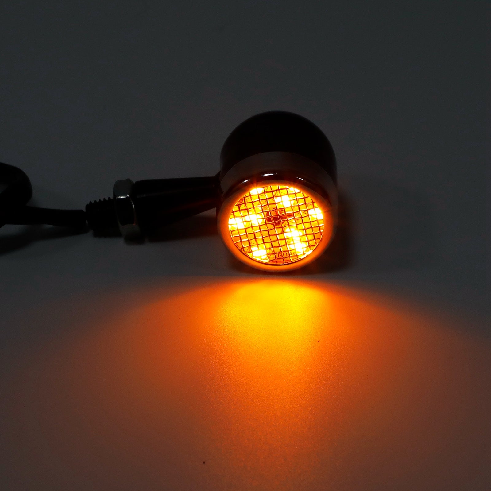 Indicatore di direzione a LED universale per moto da 10 mm, luce freno 12V M10