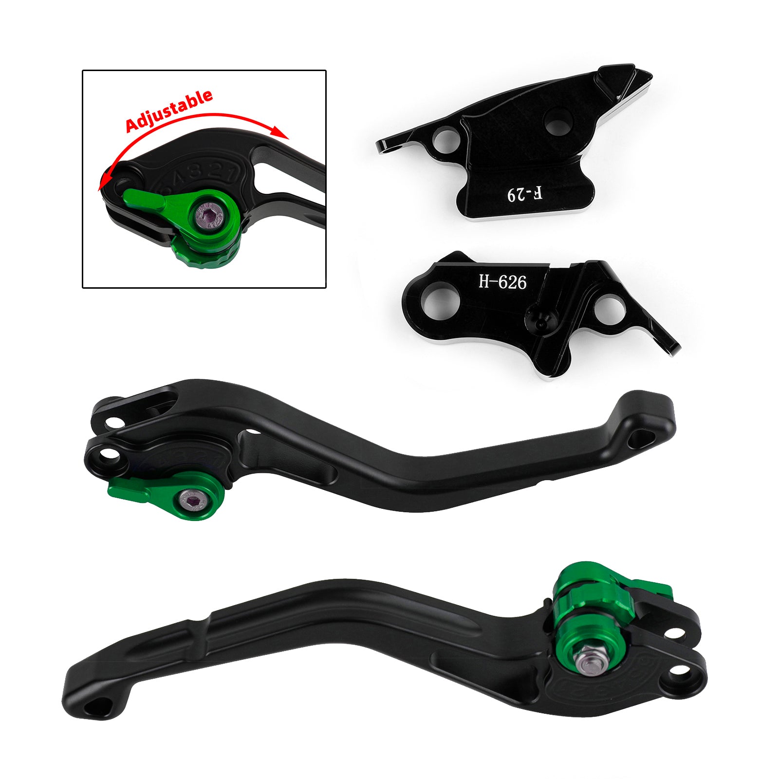 NUOVA leva freno frizione corta adatta per Honda CBR929RR 2000-2001