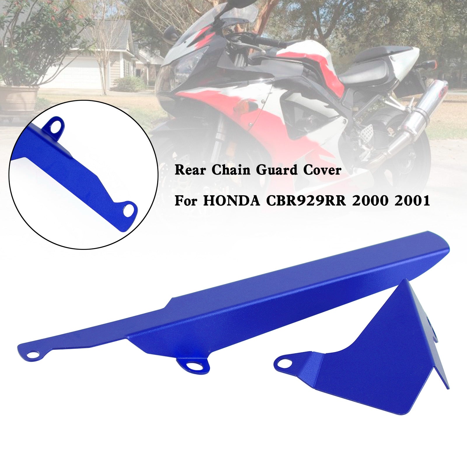 Couvercle de protection de chaîne de pignon arrière, pour Honda CBR929RR 2000 – 2001