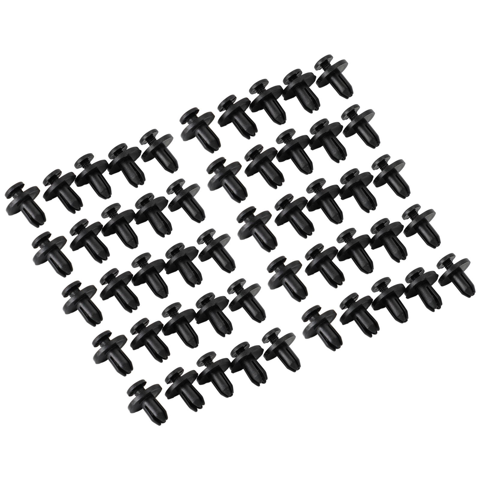 50x 6mm Verkleidungsclip-Schraubnieten Panelverkleidung für Suzuki GSX, Burgman, V-Strom Generic