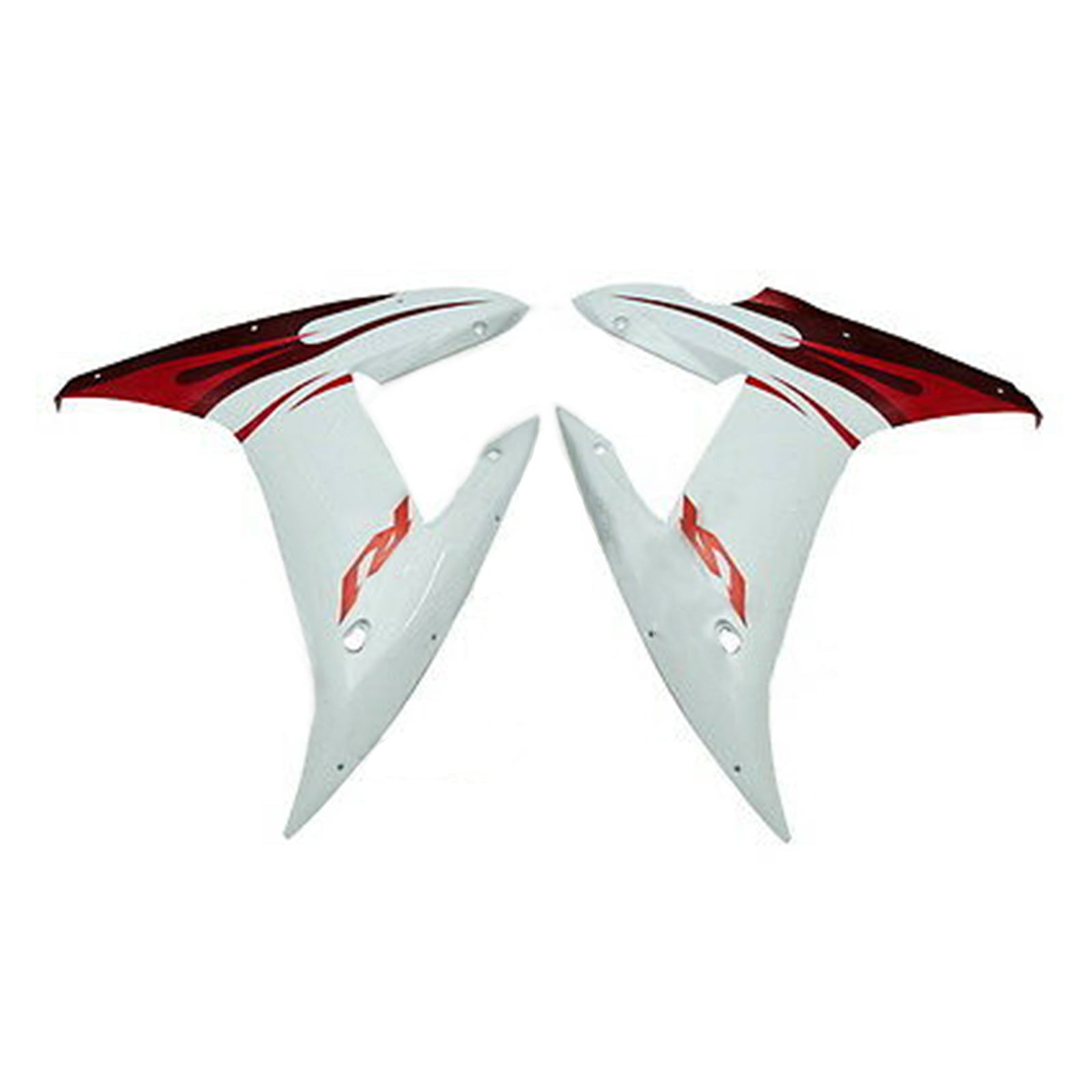 Amotopart 2002-2003 Yamaha YZF-R1 White&Red Fairing Kit