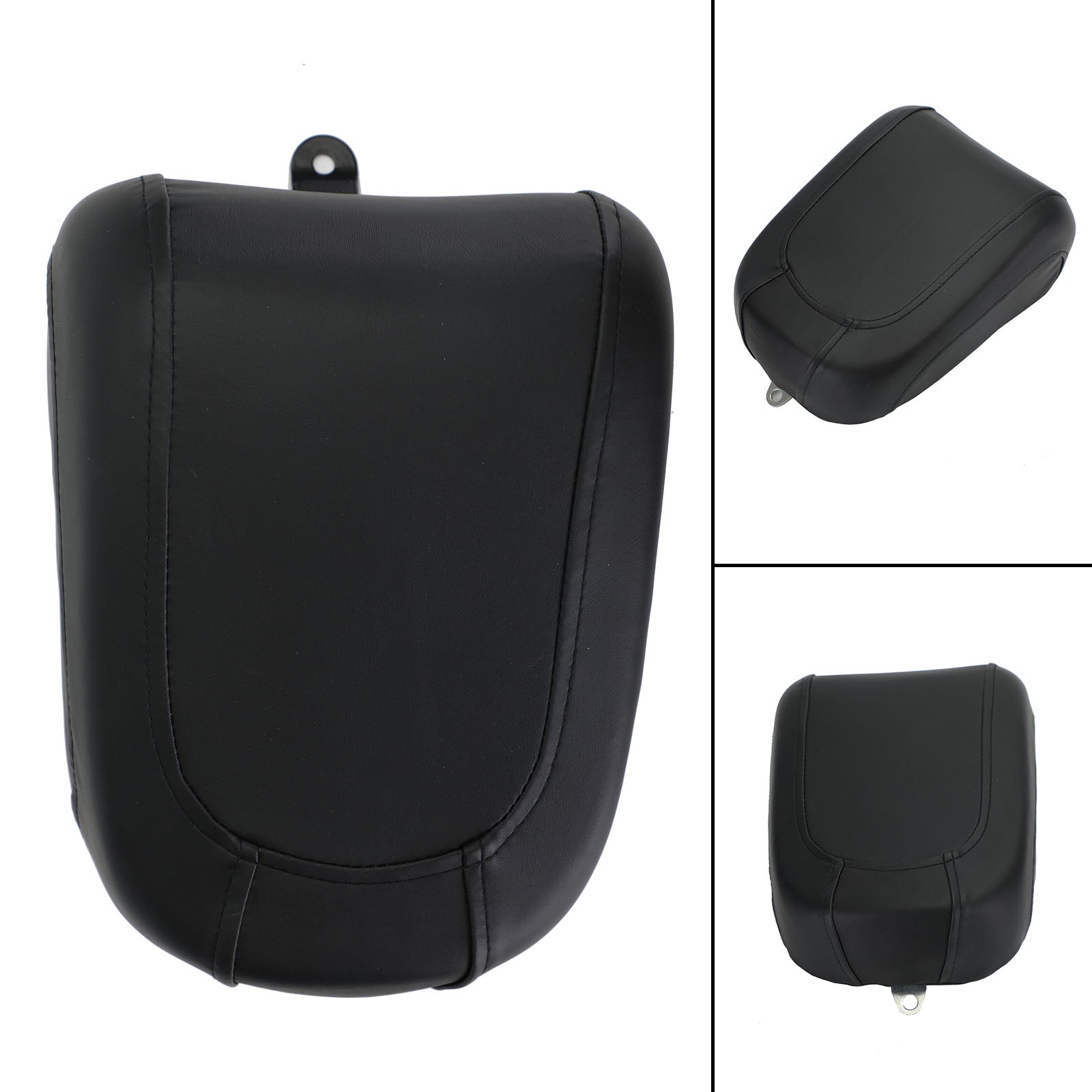 Cojín negro para asiento trasero de pasajero, apto para Harley Flstsb Cross Bones 08-11 genérico