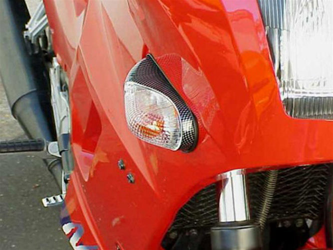 Kawasaki Frontblinker passend für Kawasaki Ninja EX 250 1988–2007, rauchfarben